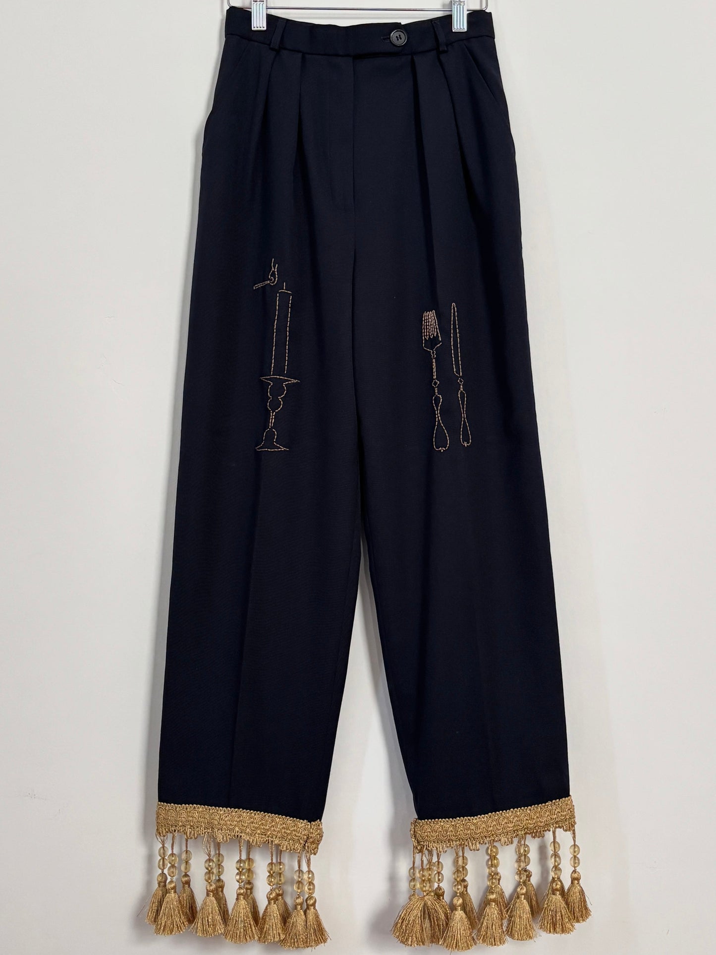 Table Manners Tassel Trousers