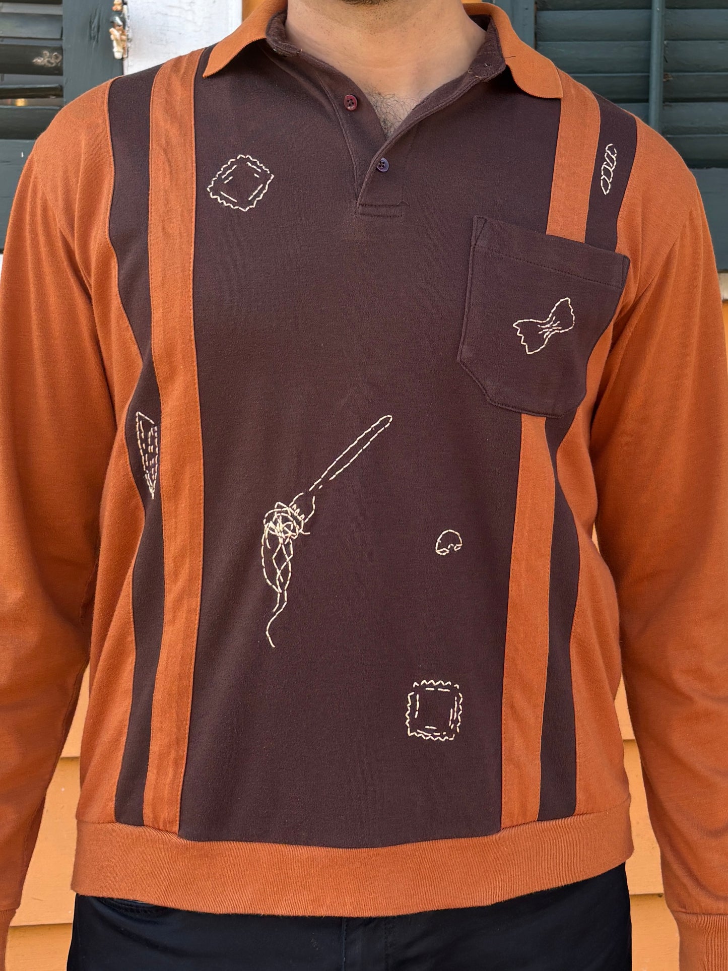 Penne For Your Thoughts Polo Sweater