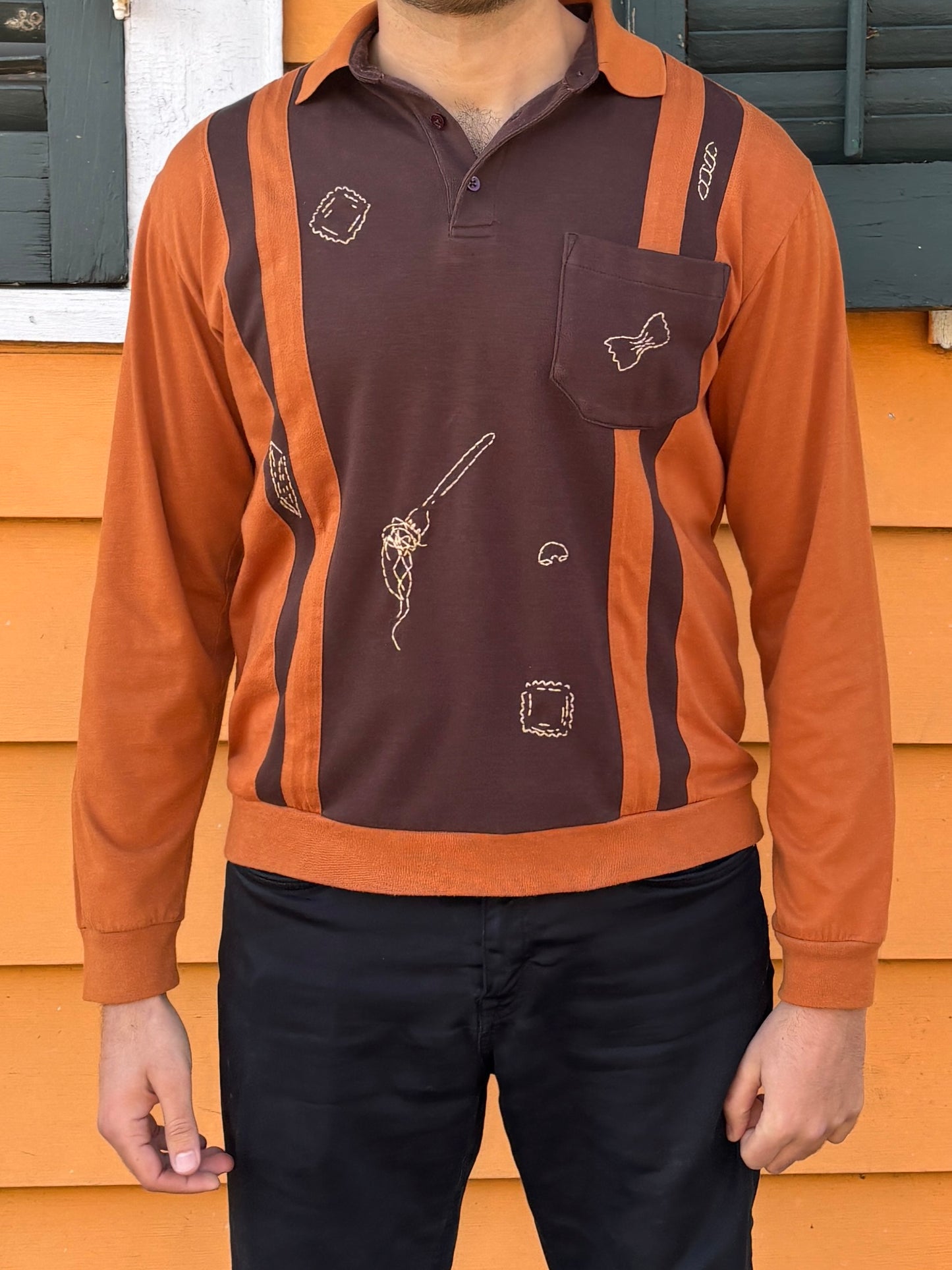 Penne For Your Thoughts Polo Sweater