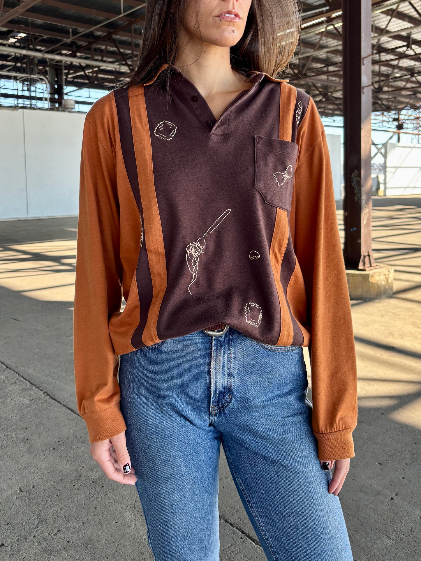 Penne For Your Thoughts Polo Sweater