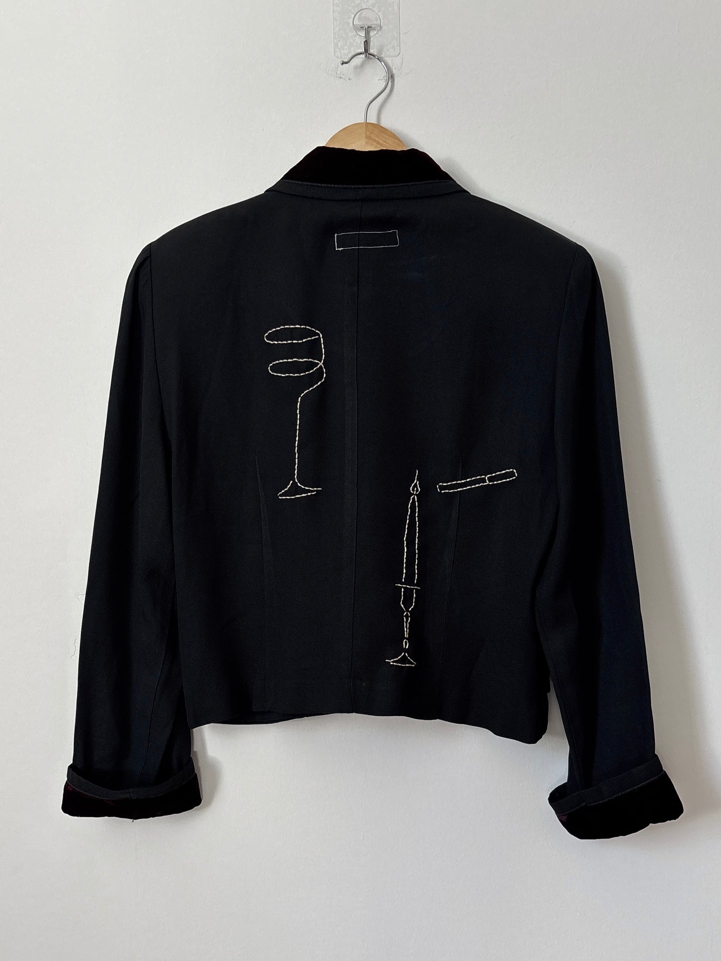 Sobremesa Velvet Trim Jacket