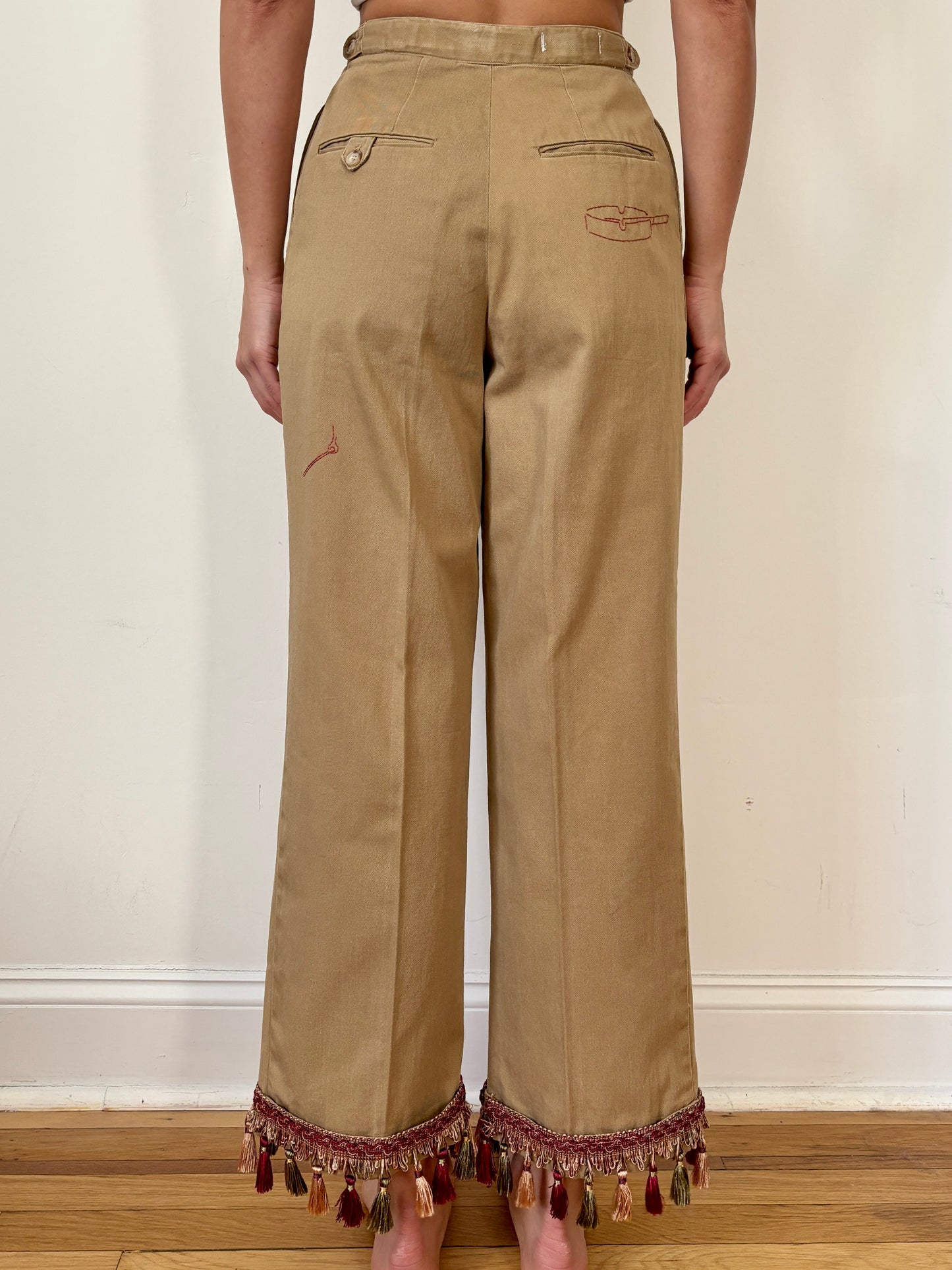 Got A Light? Tassel Trousers