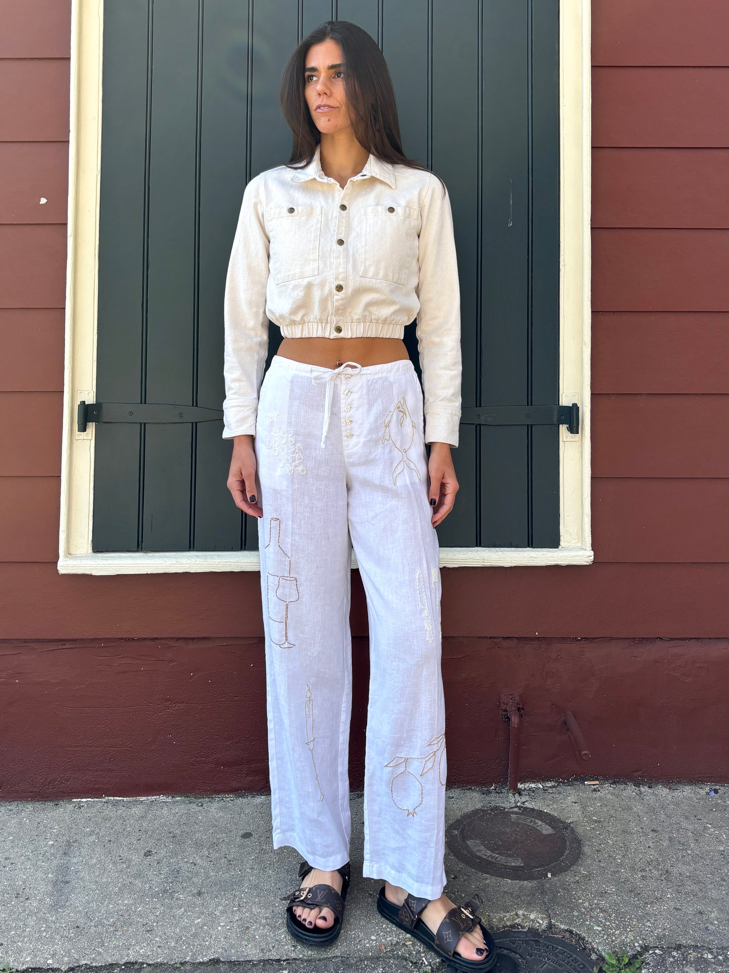 Table Manners Linen Pants