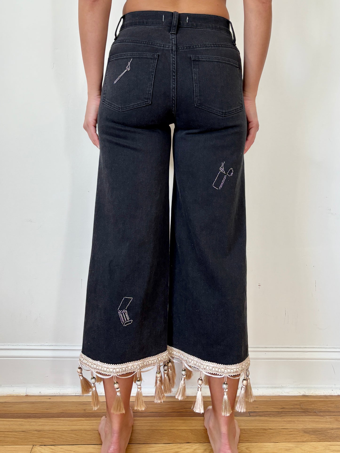 Got A Light? Tassel Jeans