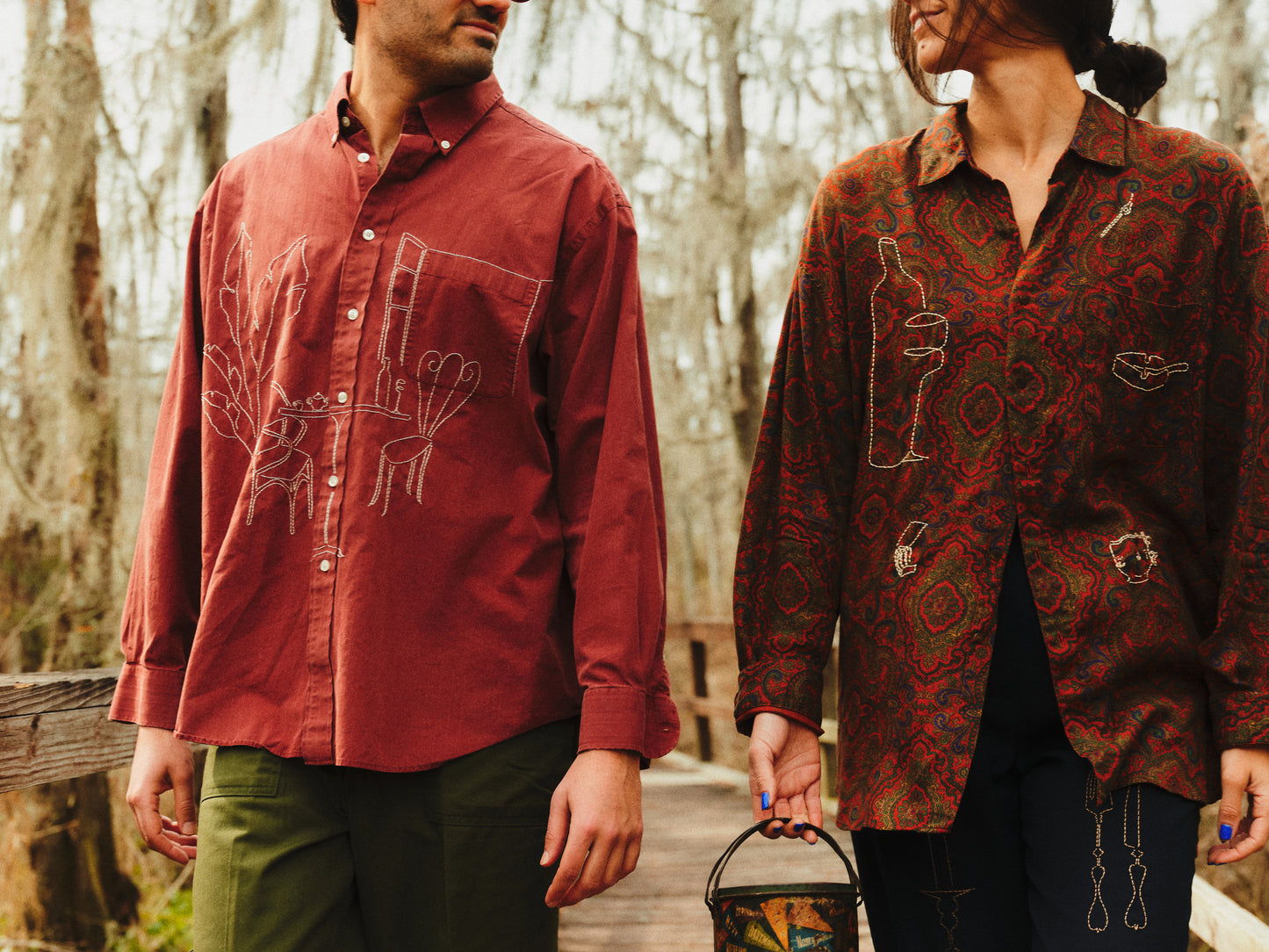 Cocktail Hour Paisley Shirt