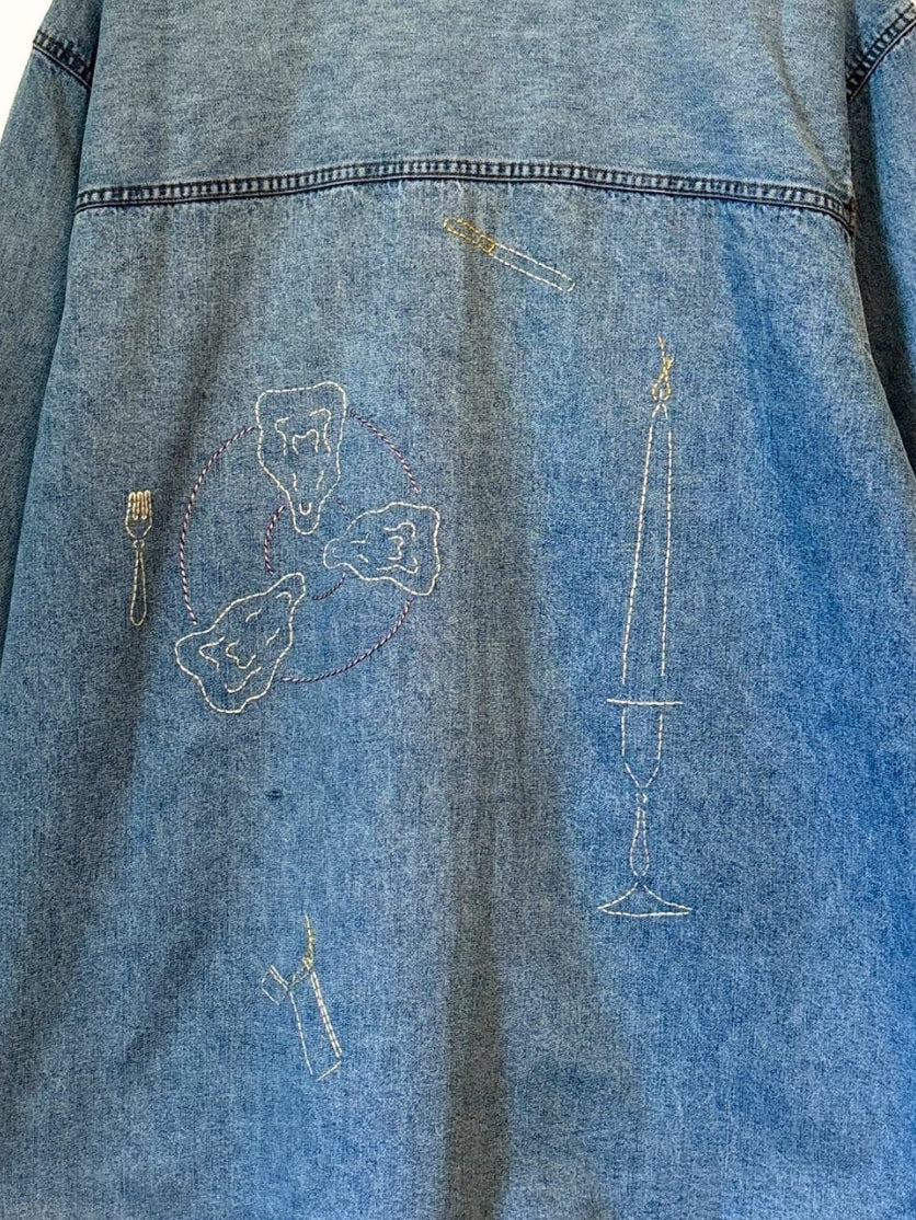 On The Half Shell Denim Chore Coat