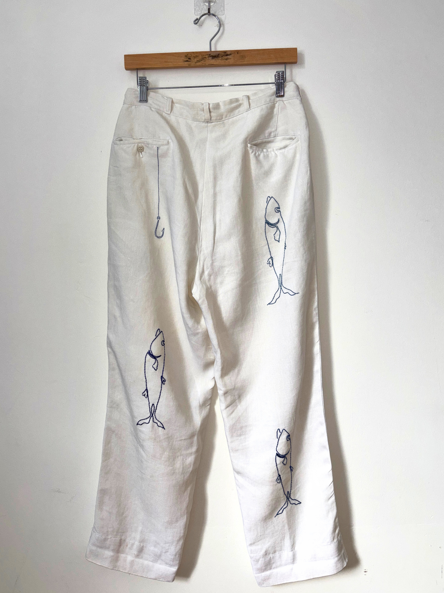 Hook Up Culture Linen Trousers