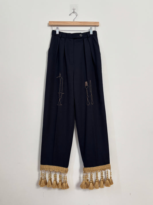 Table Manners Tassel Trousers