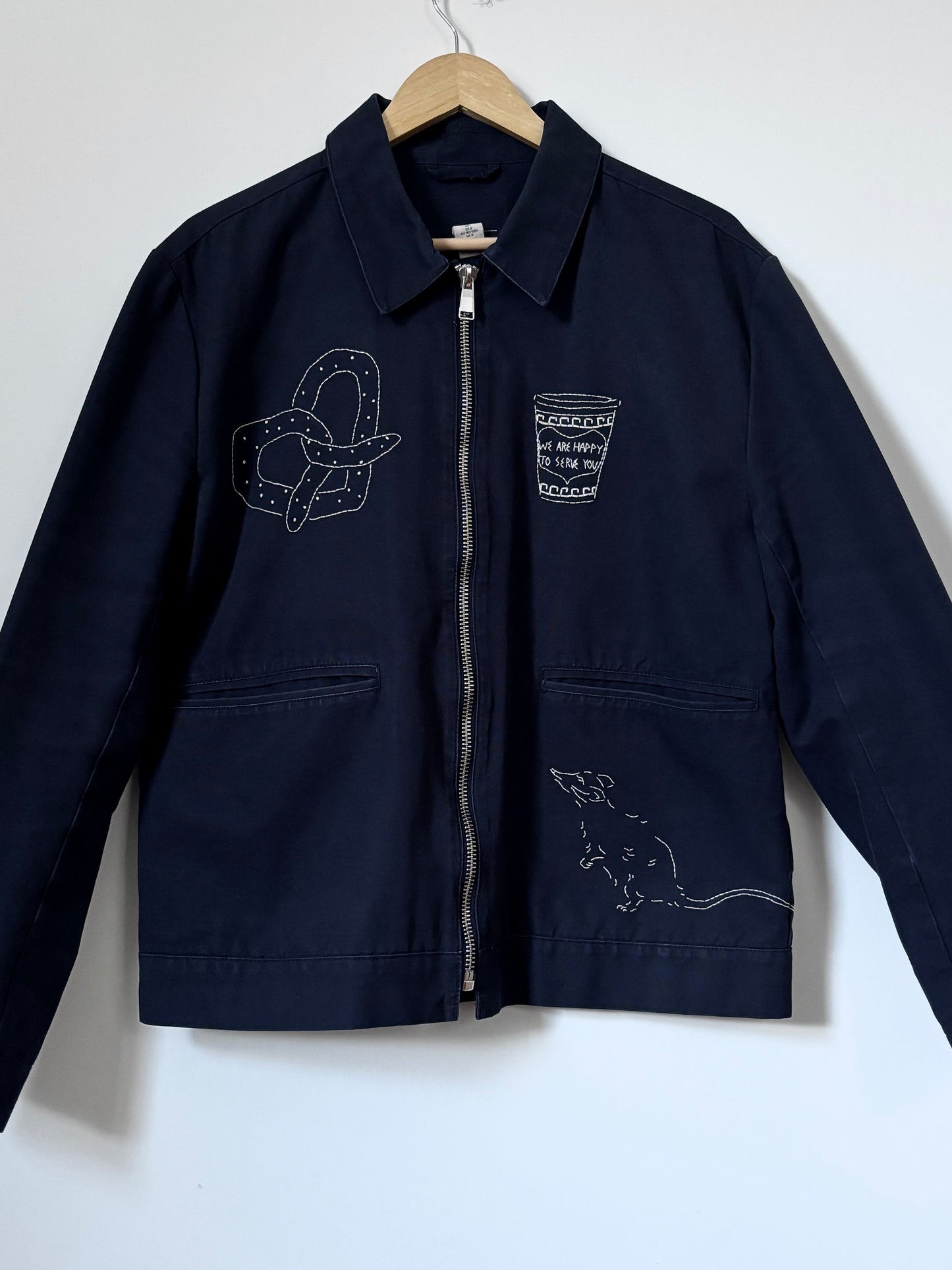 Happy To Serve You Canvas Jacket