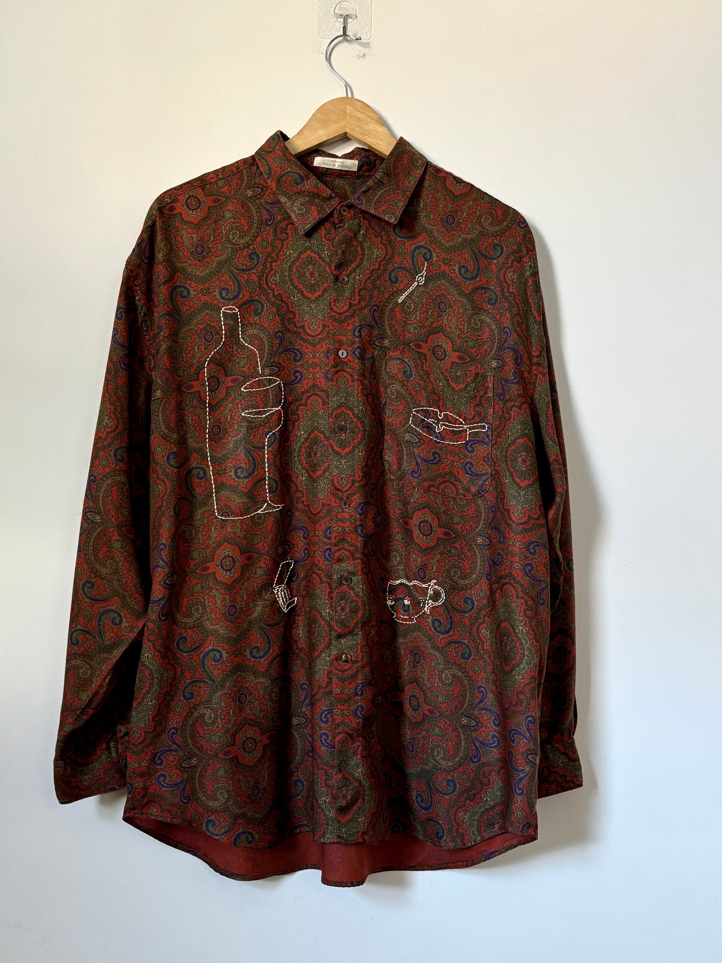 Cocktail Hour Paisley Shirt