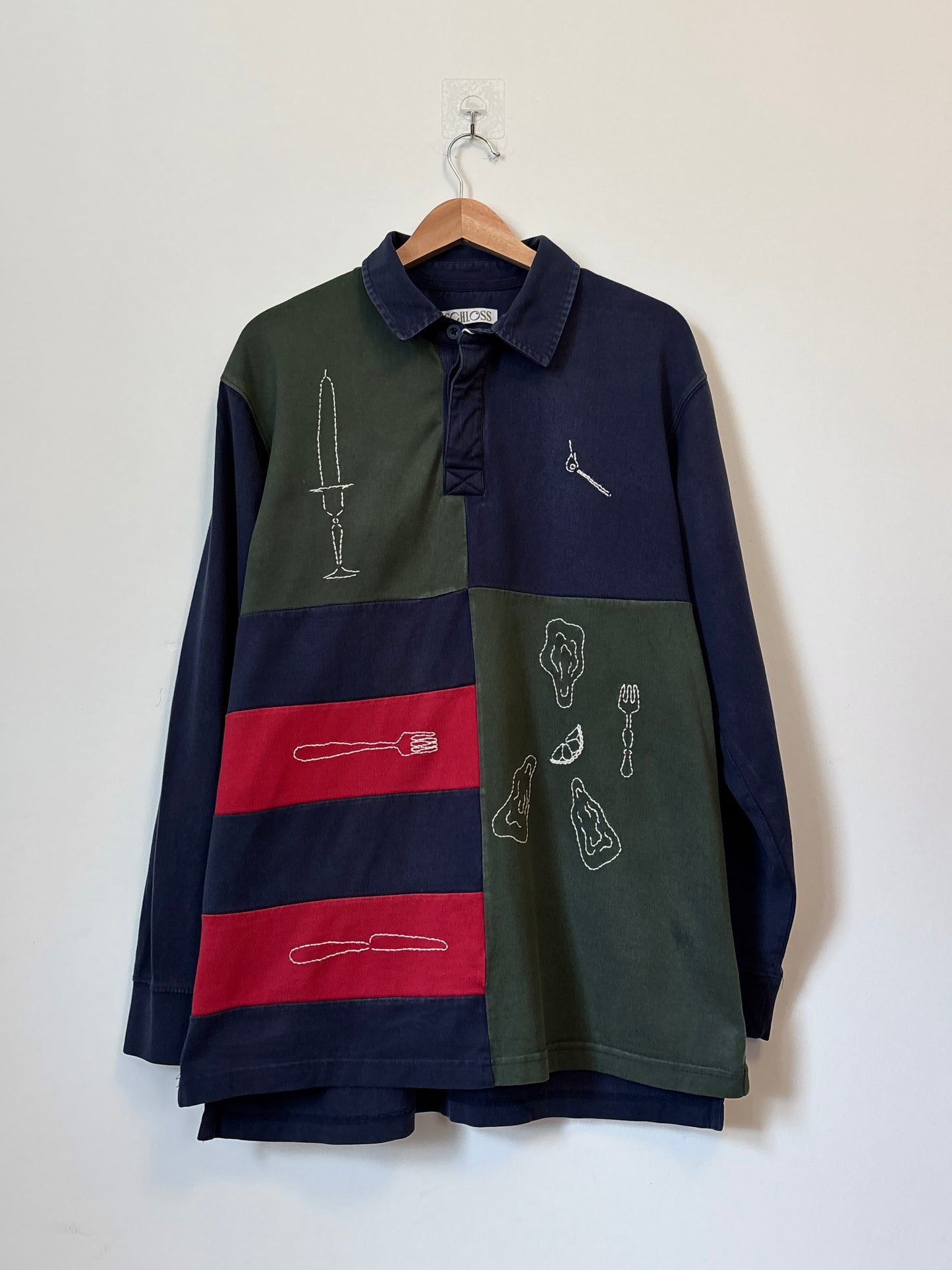 On The Half Shell Colorblock Rugby