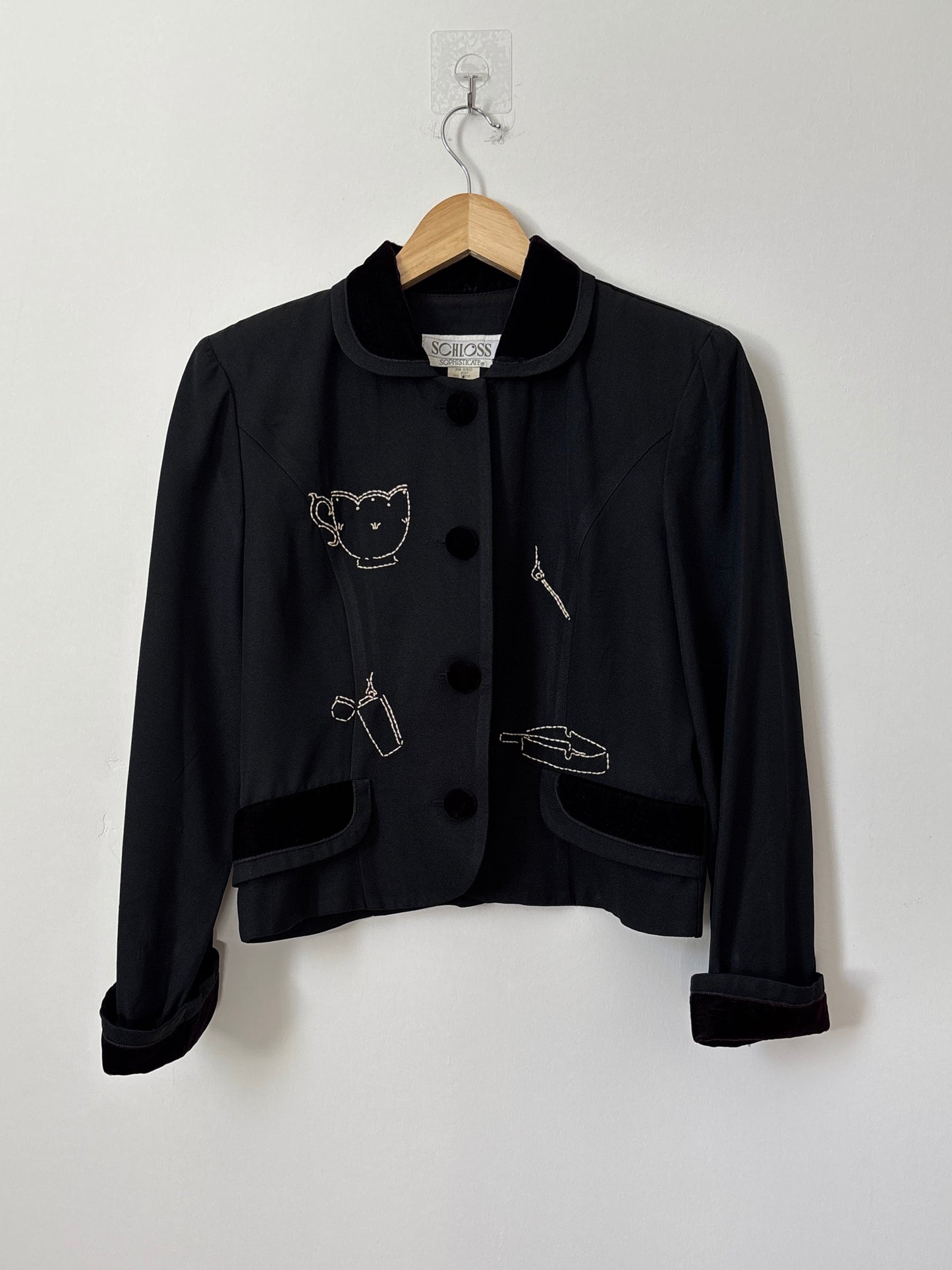 Sobremesa Velvet Trim Jacket