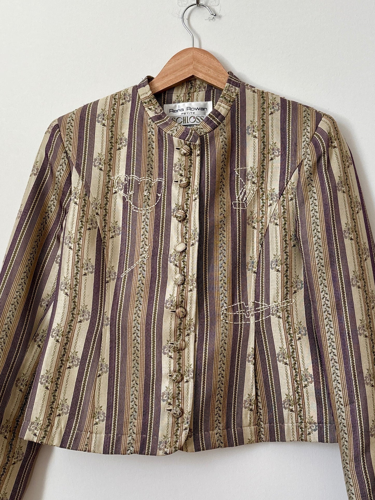 Sobremesa Jacket in Provencal Floral Stripe