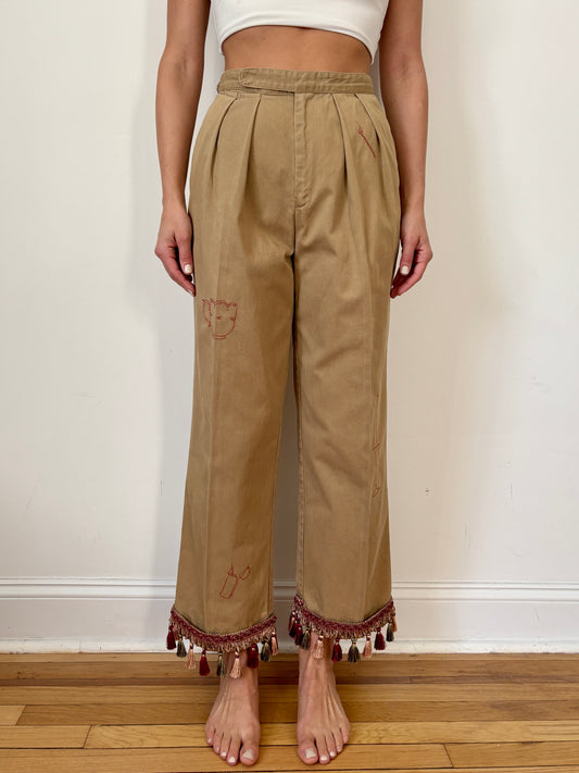 Got A Light? Tassel Trousers
