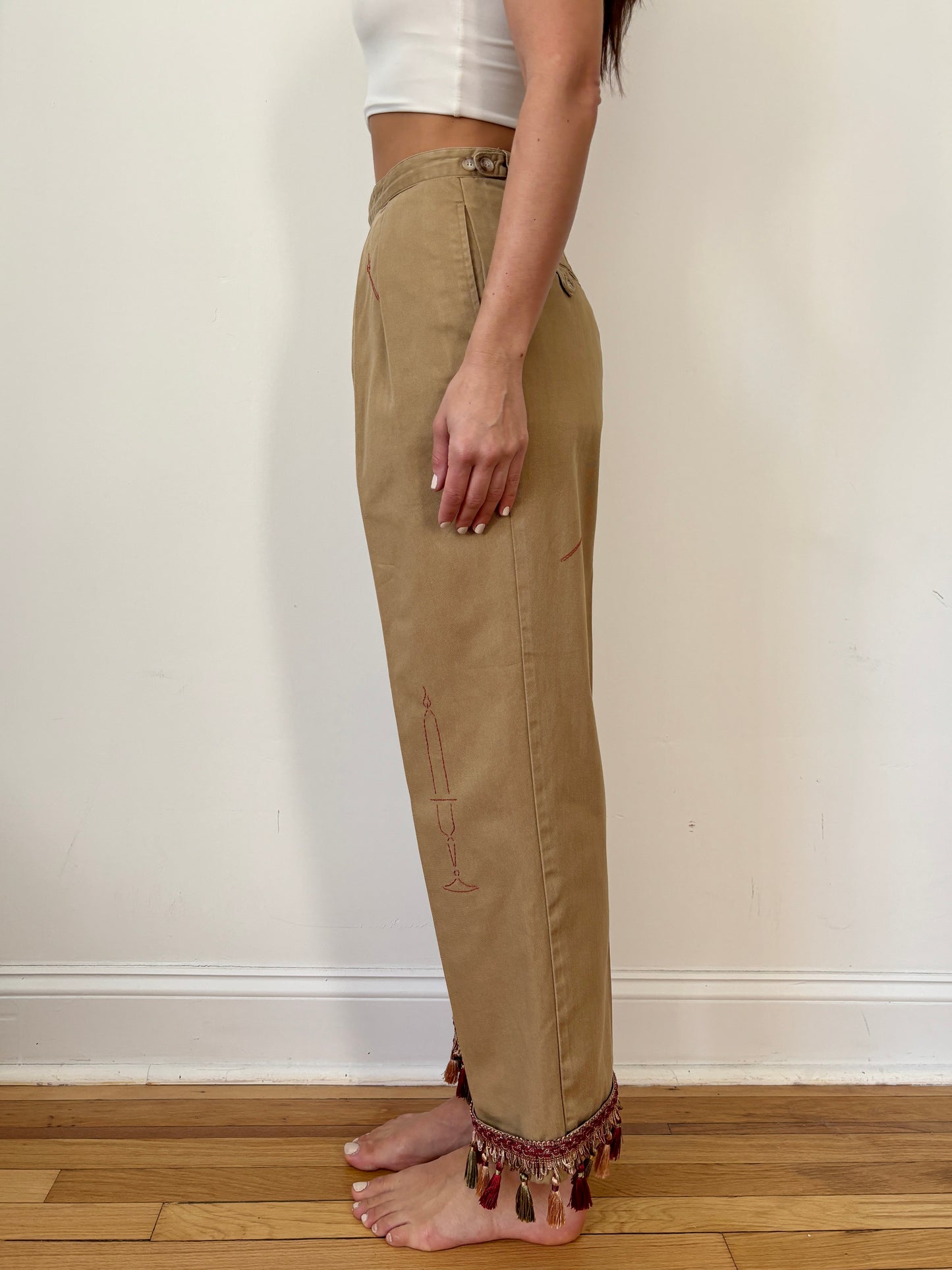 Got A Light? Tassel Trousers
