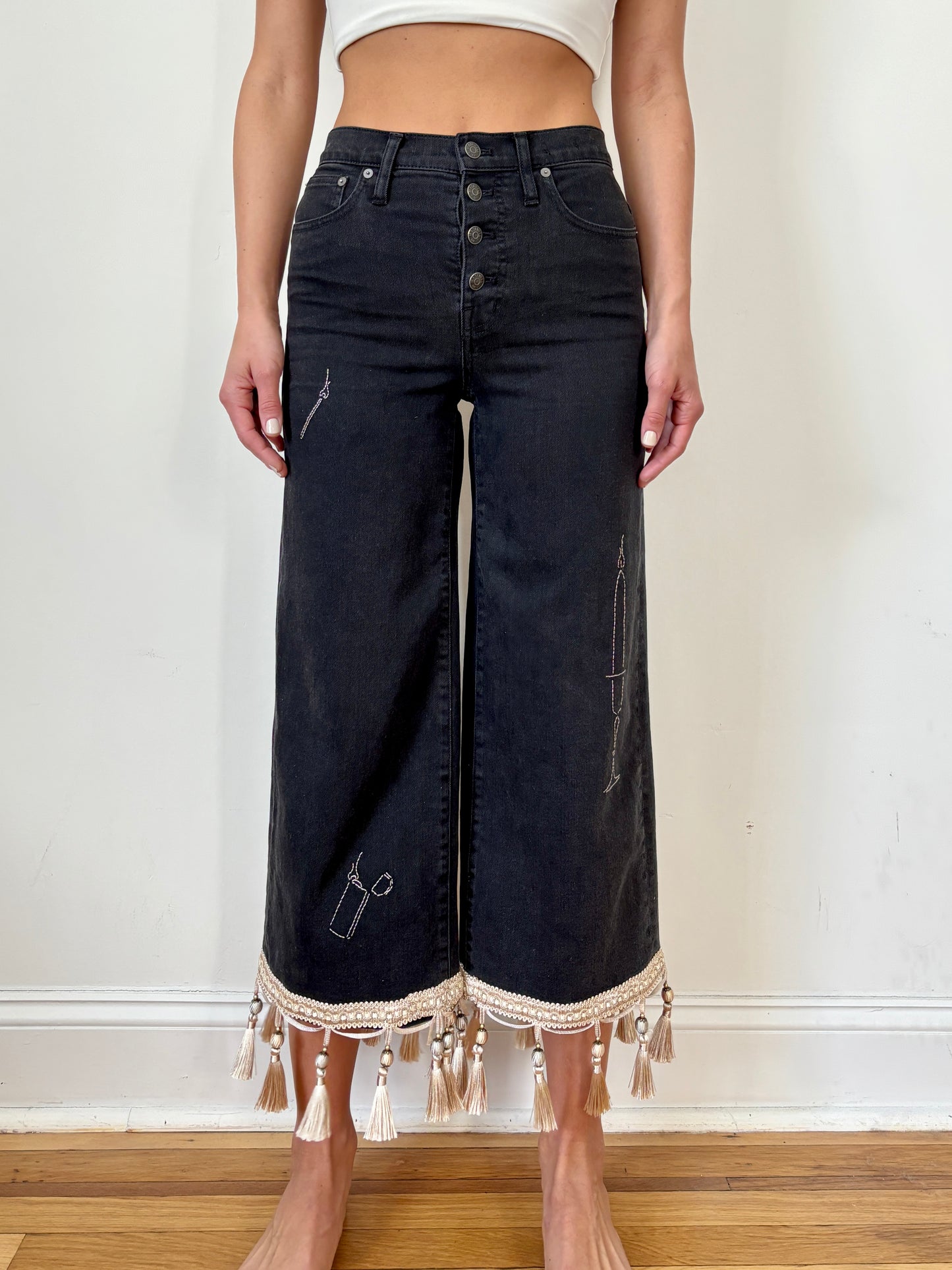 Got A Light? Tassel Jeans