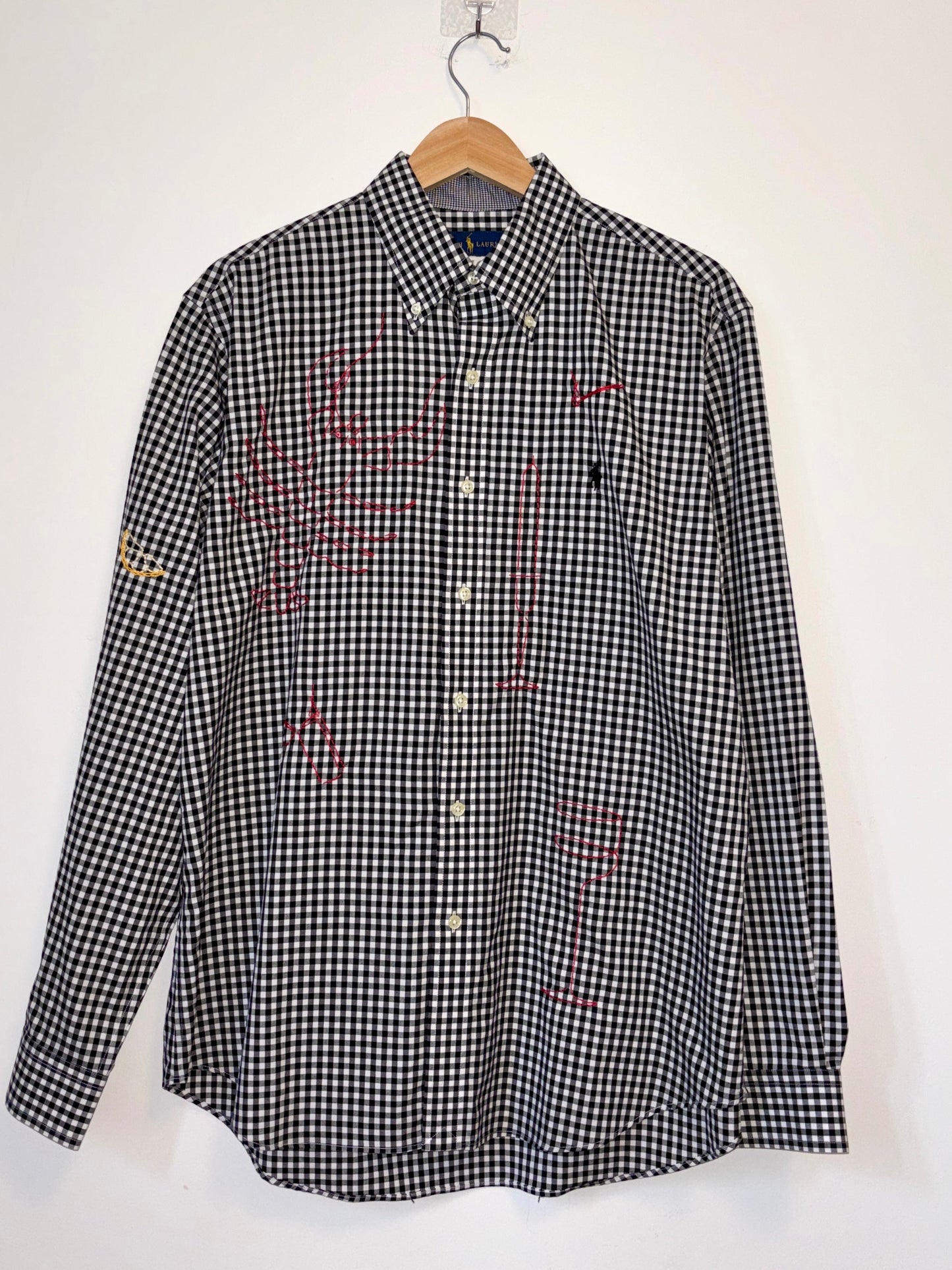 Smoking Section Gingham Button Down