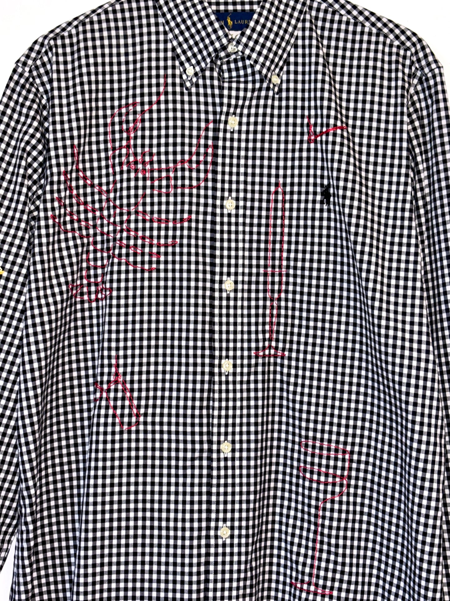 Smoking Section Gingham Button Down