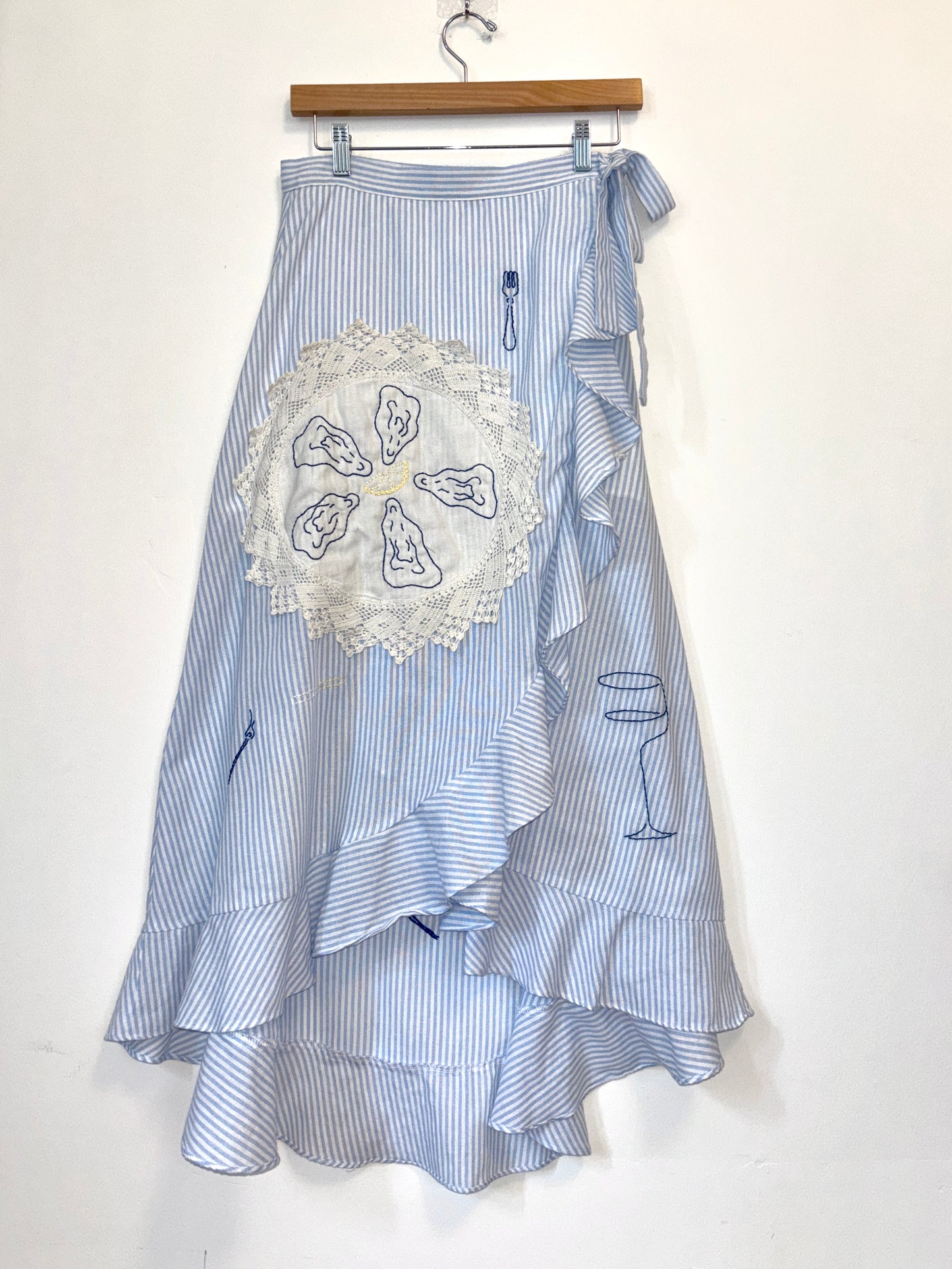 On The Half Shell Wrap Skirt