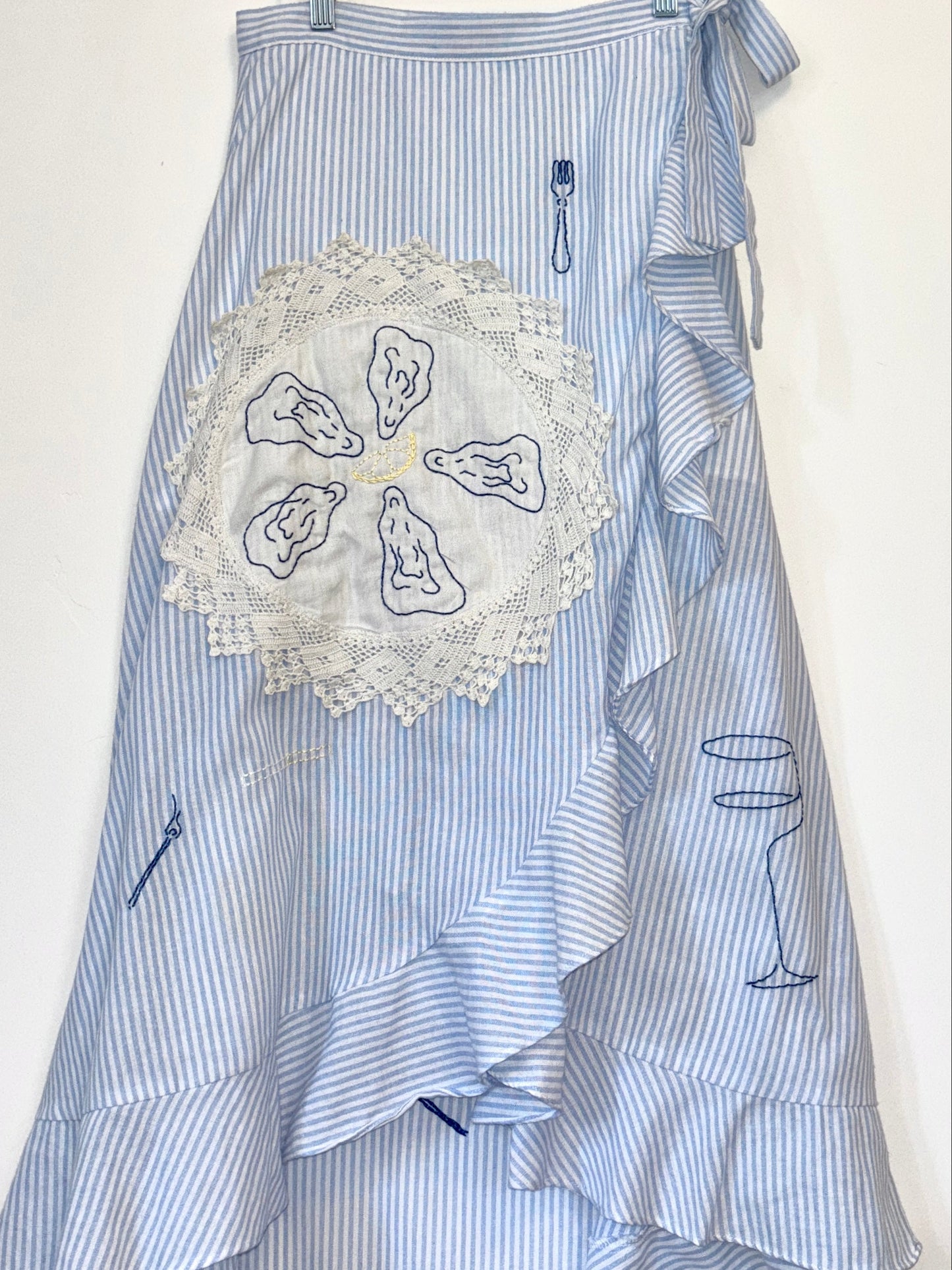 On The Half Shell Wrap Skirt