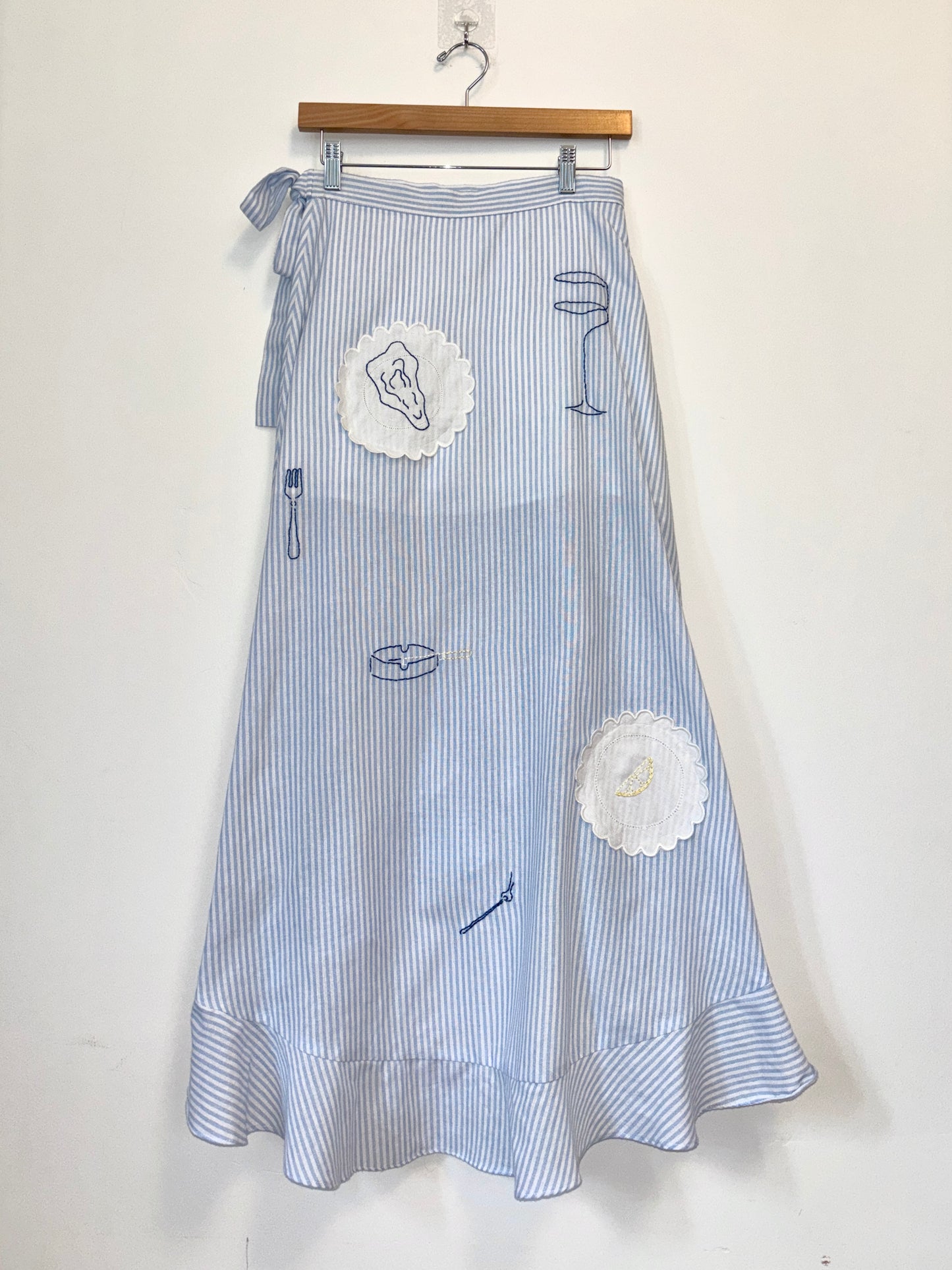 On The Half Shell Wrap Skirt