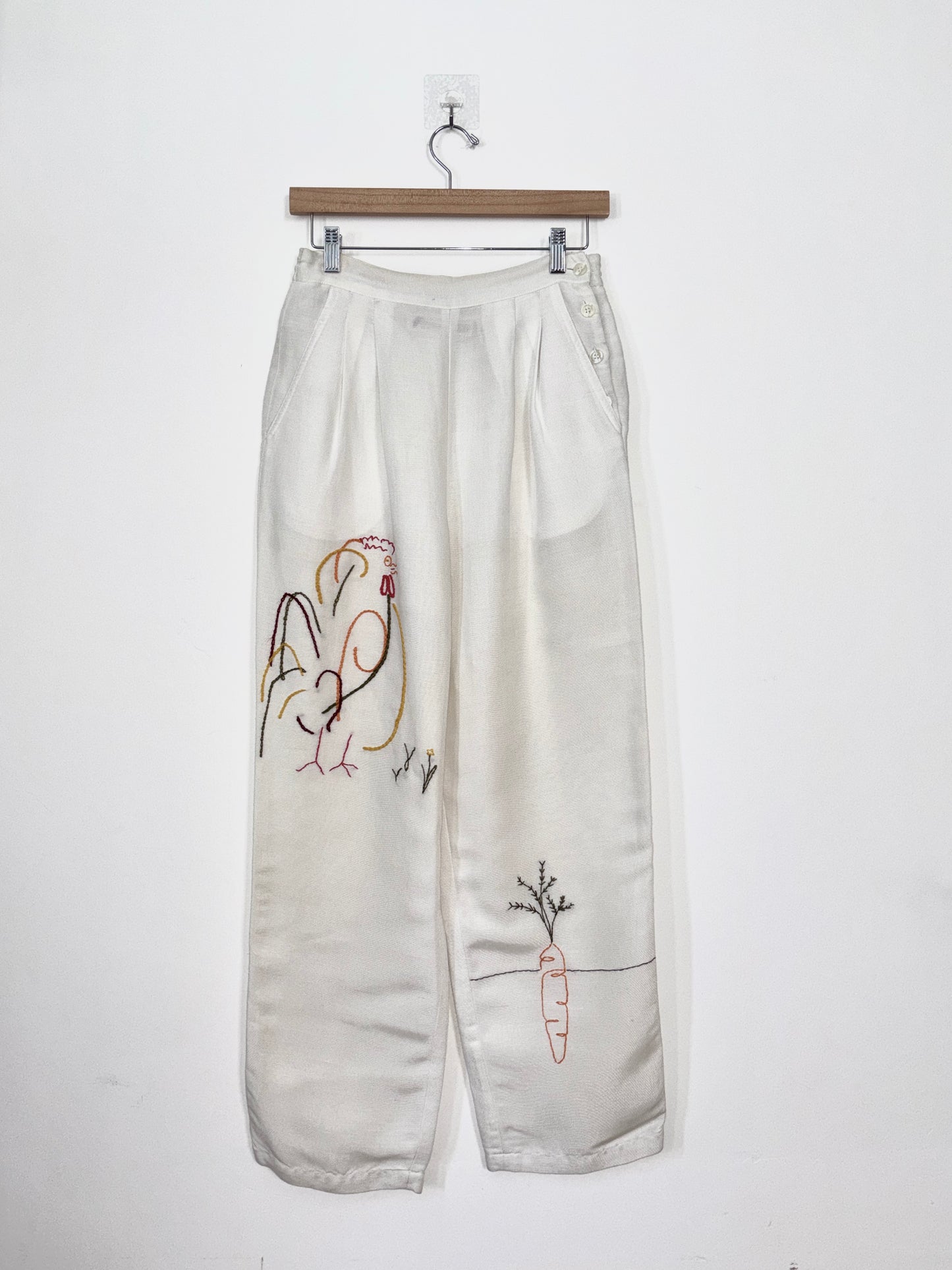 Party Fowl Linen Pants