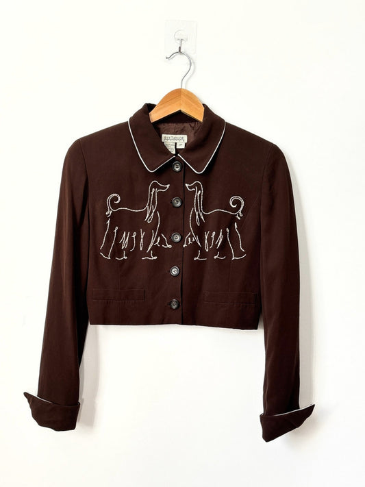 Best In Show Silk Cropped Jacket