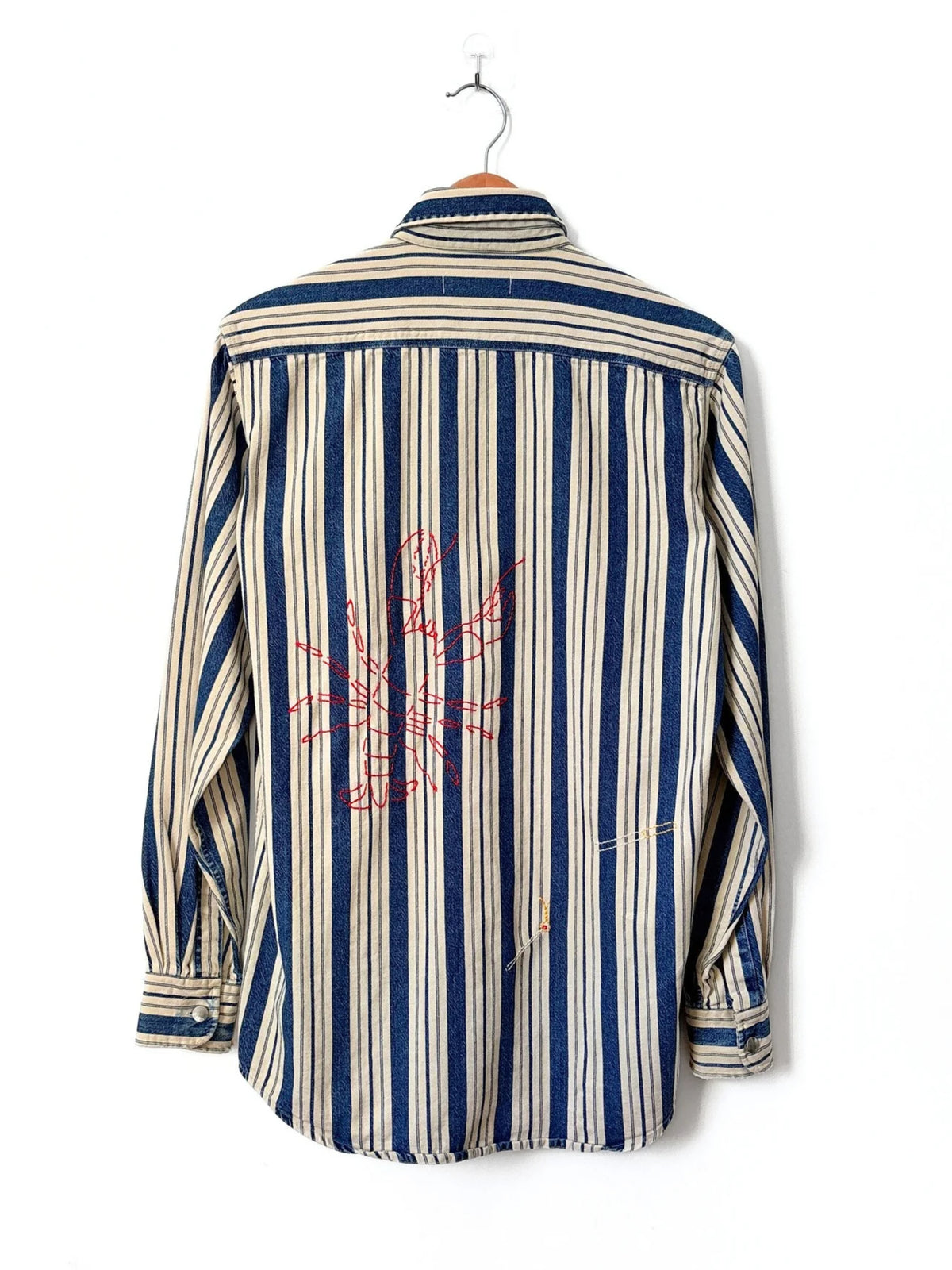 Smoking Section Striped Button Down