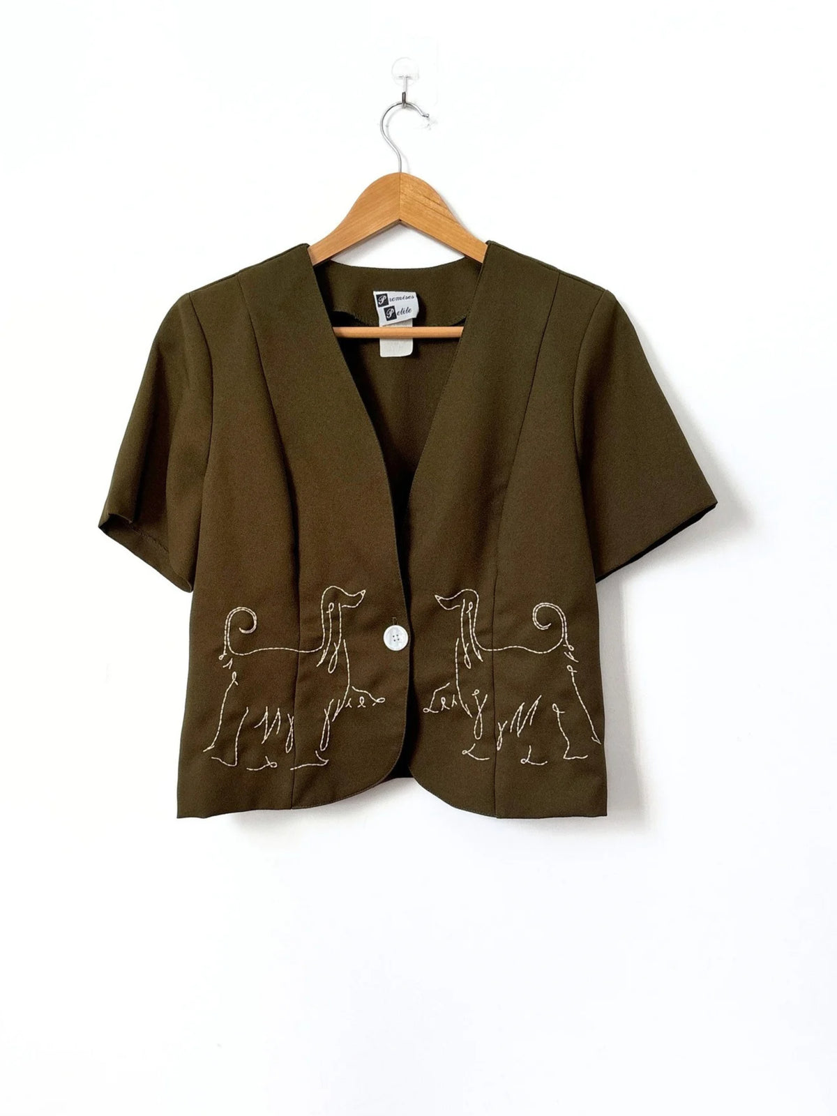 Best In Show Short Sleeve Jacket in Olive