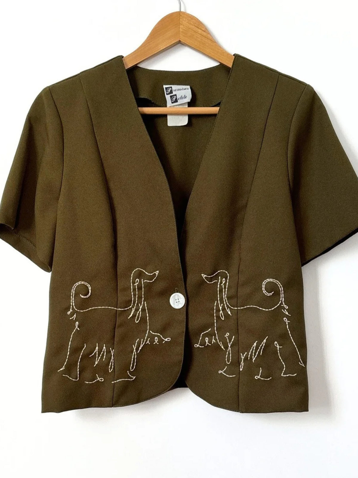 Best In Show Short Sleeve Jacket in Olive