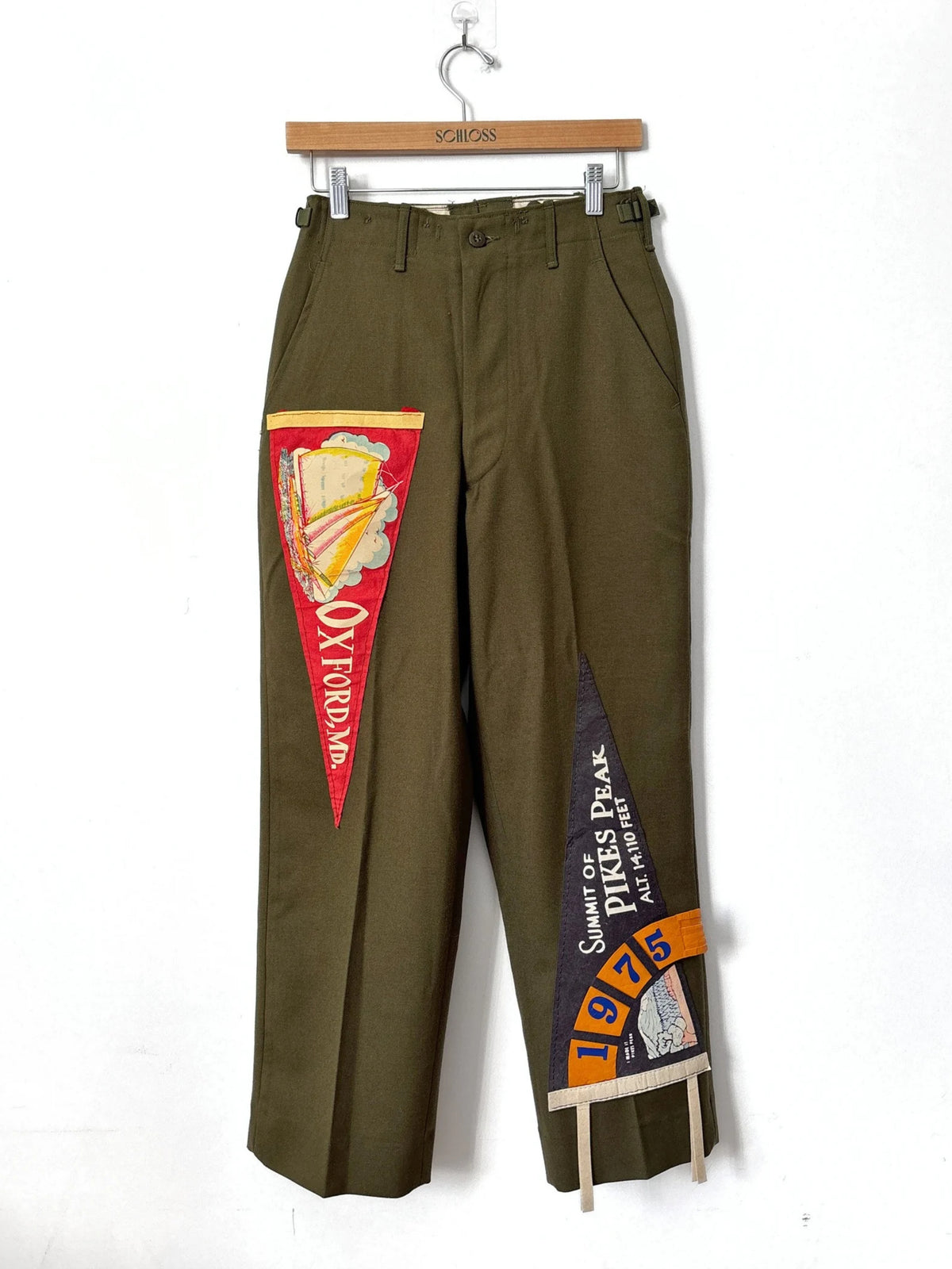 Capture The Flag Wool Military Trousers