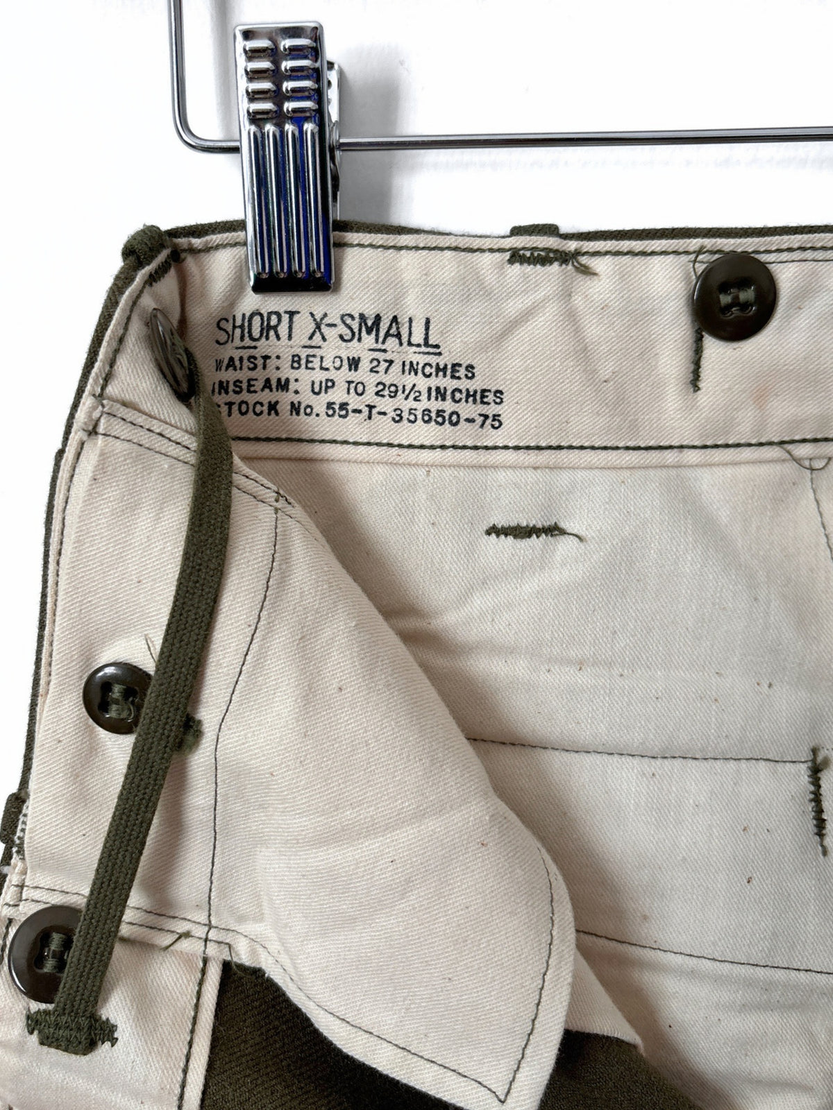 Capture The Flag Wool Military Trousers