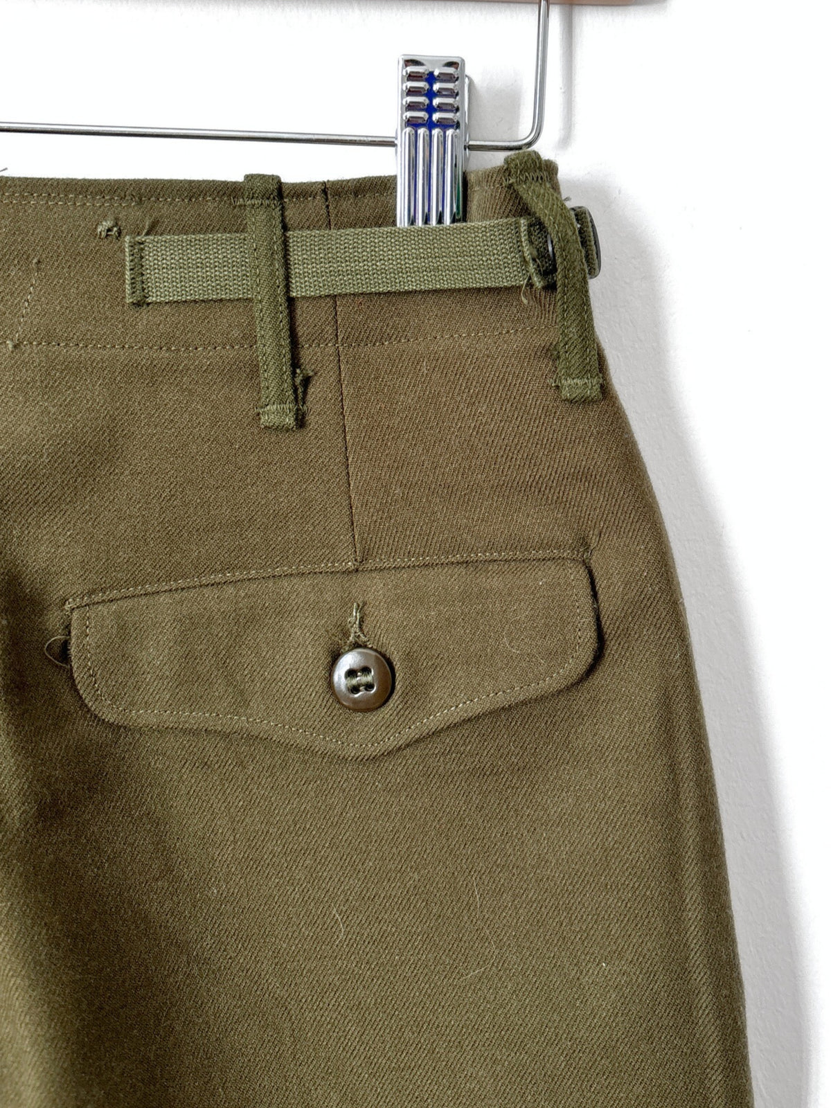 Capture The Flag Wool Military Trousers