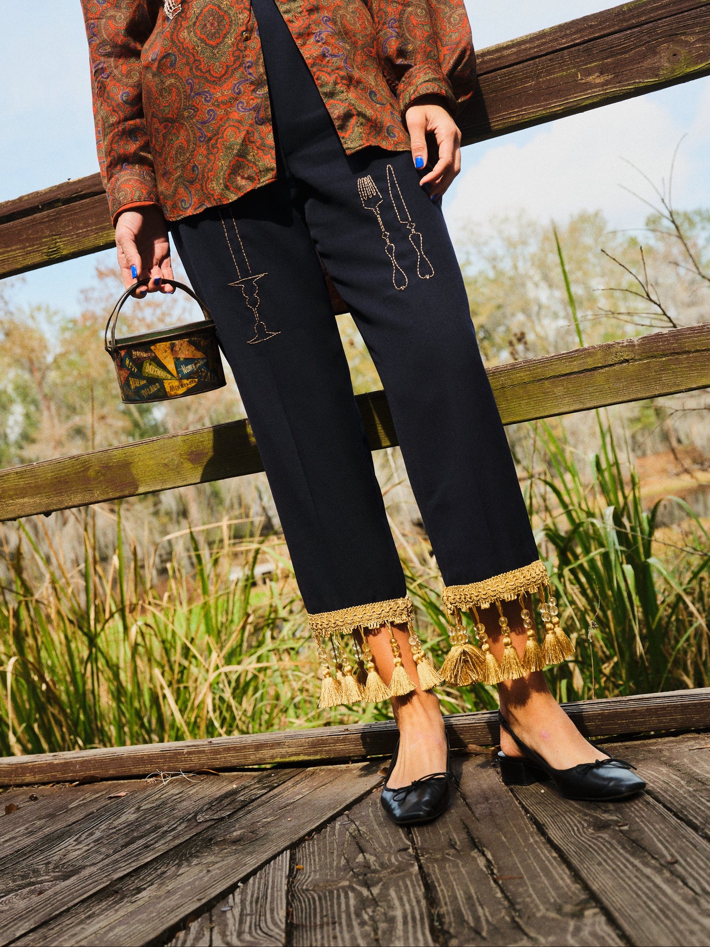 Table Manners Tassel Trousers