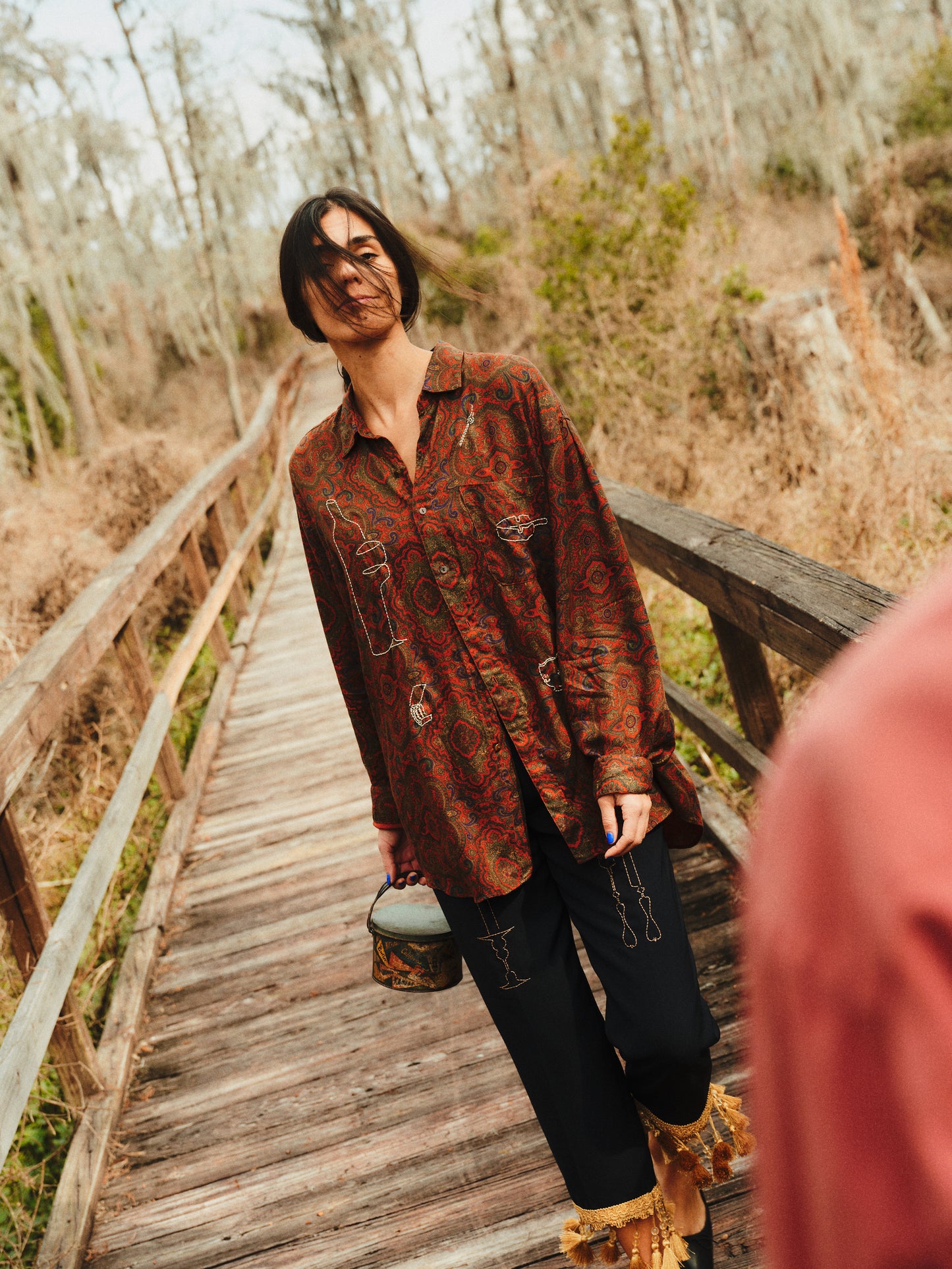 Cocktail Hour Paisley Shirt