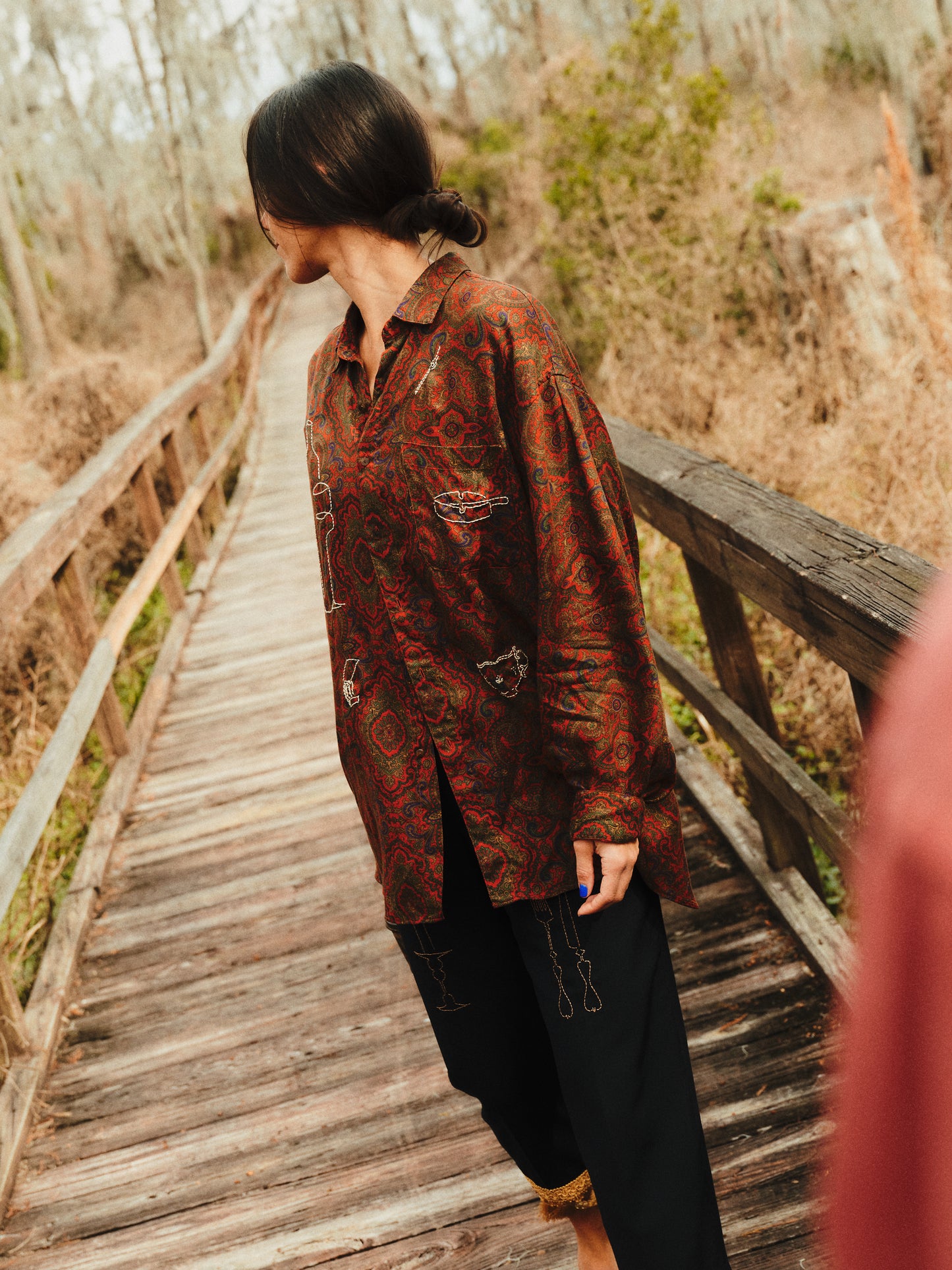 Cocktail Hour Paisley Shirt