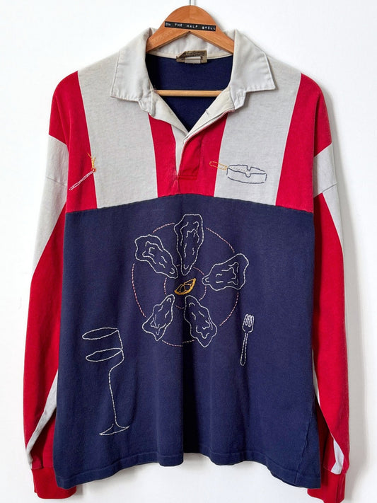 On The Half Shell Colorblock Rugby