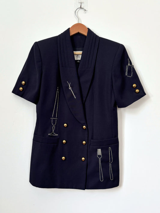 Sobremesa Double Breasted Short Sleeve Jacket