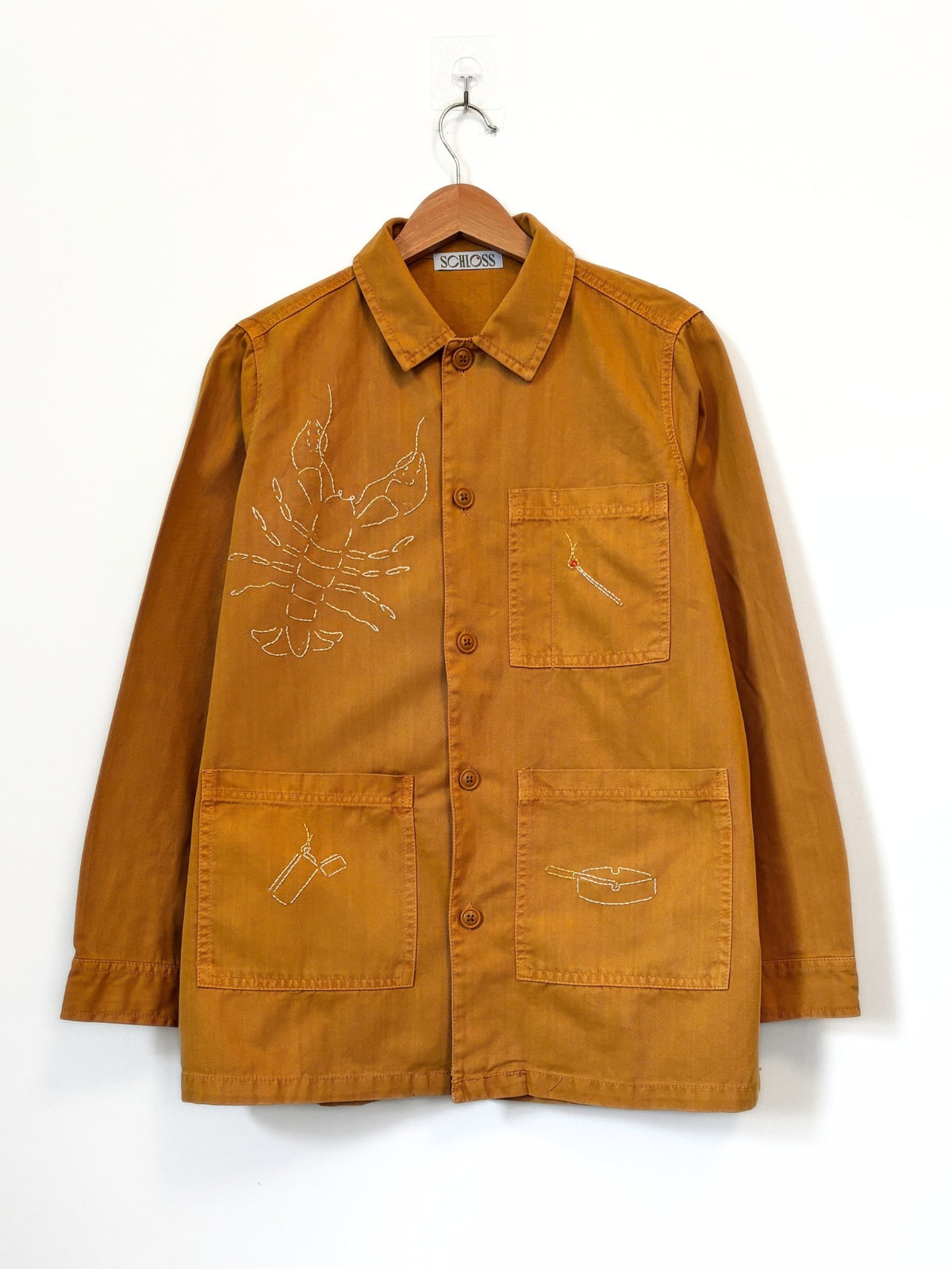 Smoking Section Chore Coat (Yellow)