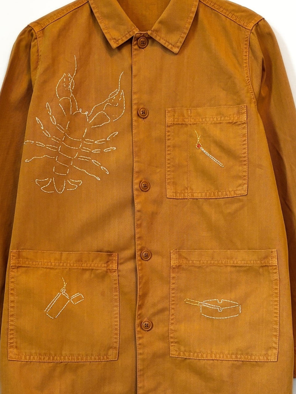 Smoking Section Chore Coat (Yellow)