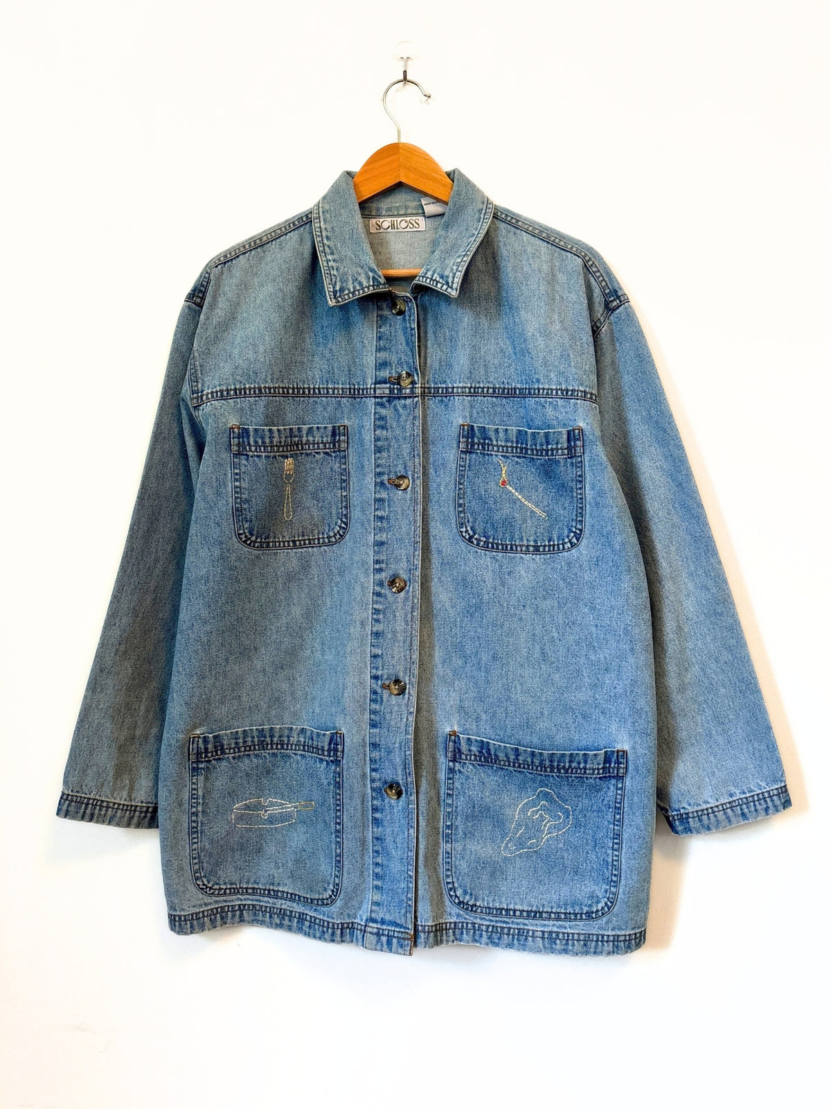 On The Half Shell Denim Chore Coat