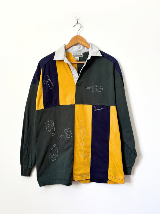 Smoking Section Colorblock Rugby