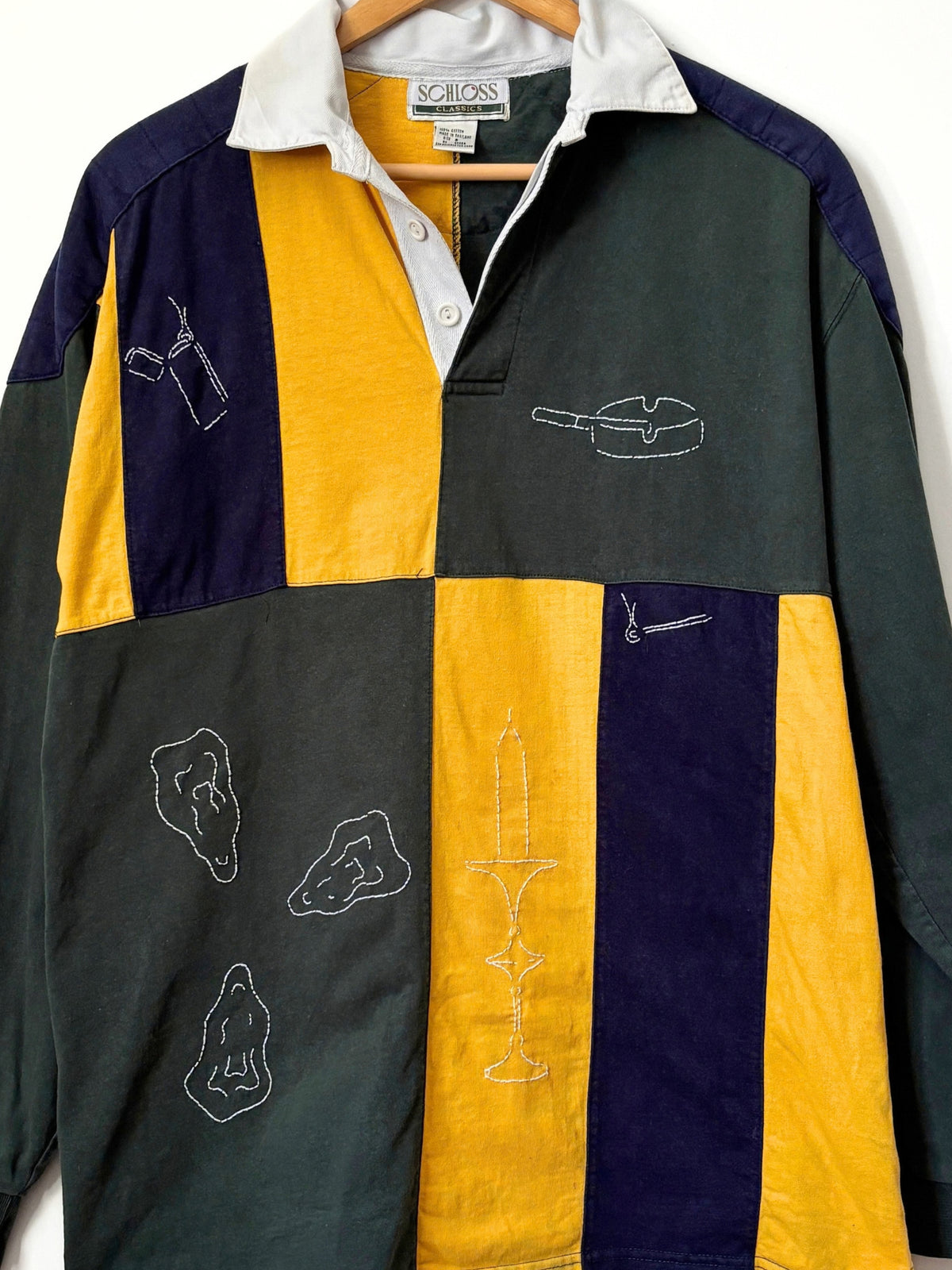 Smoking Section Colorblock Rugby