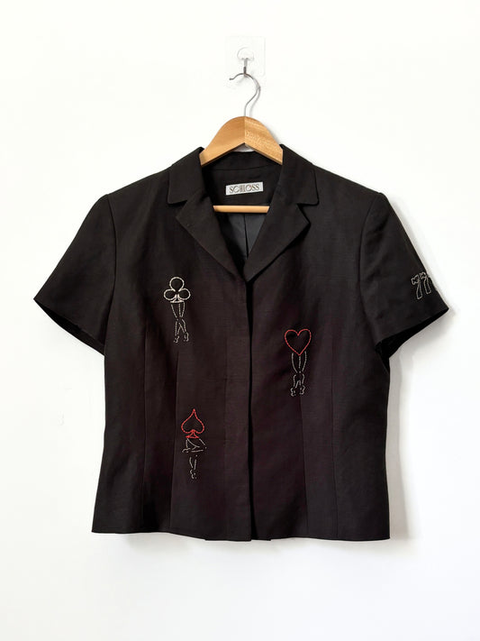 Luck Be A Lady Short Sleeve Jacket