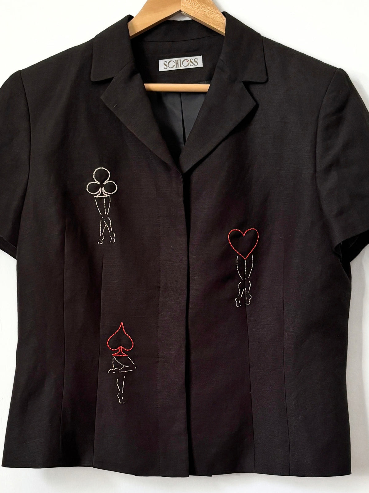 Luck Be A Lady Short Sleeve Jacket