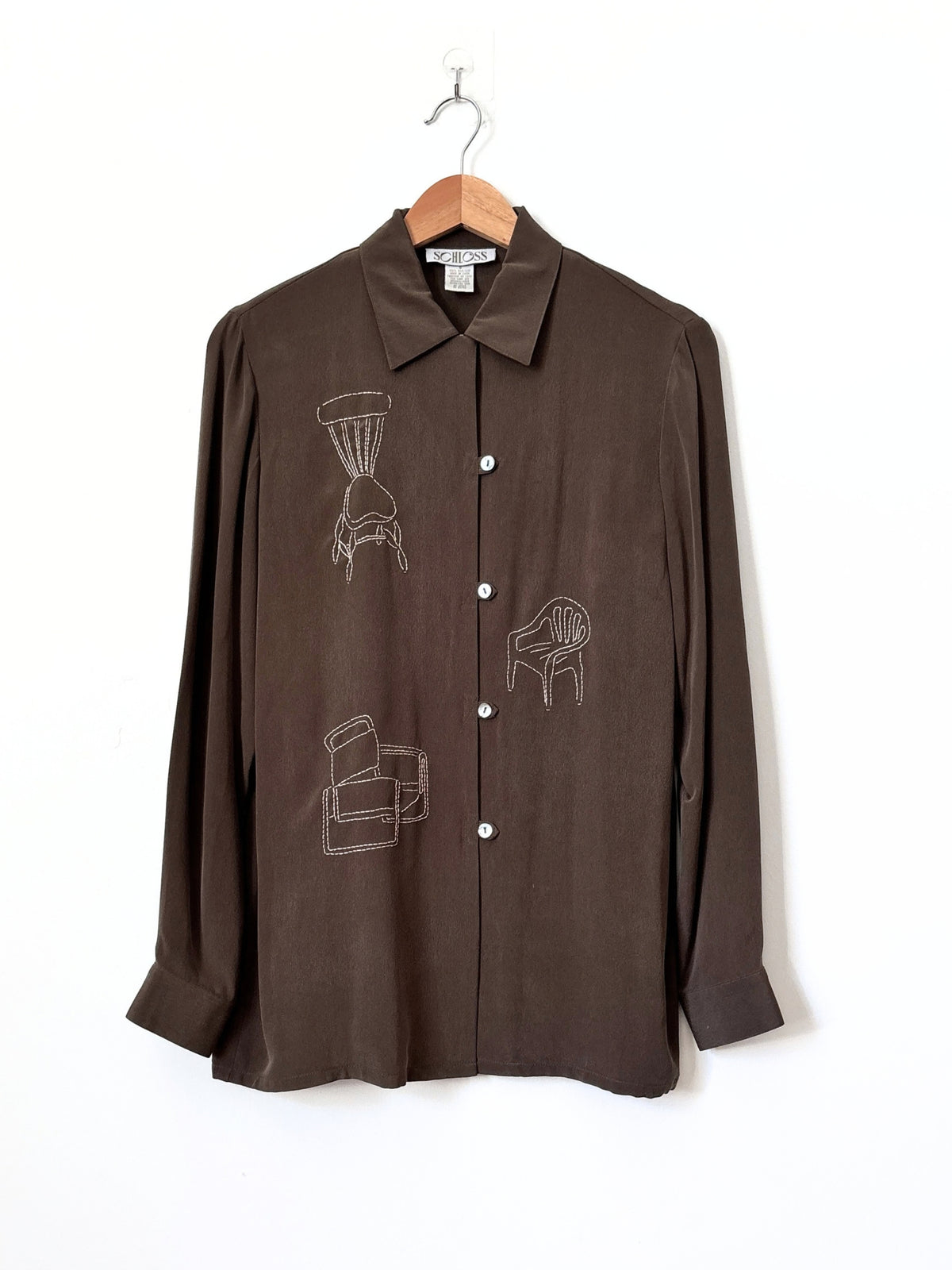 Chairman Silk Button Down