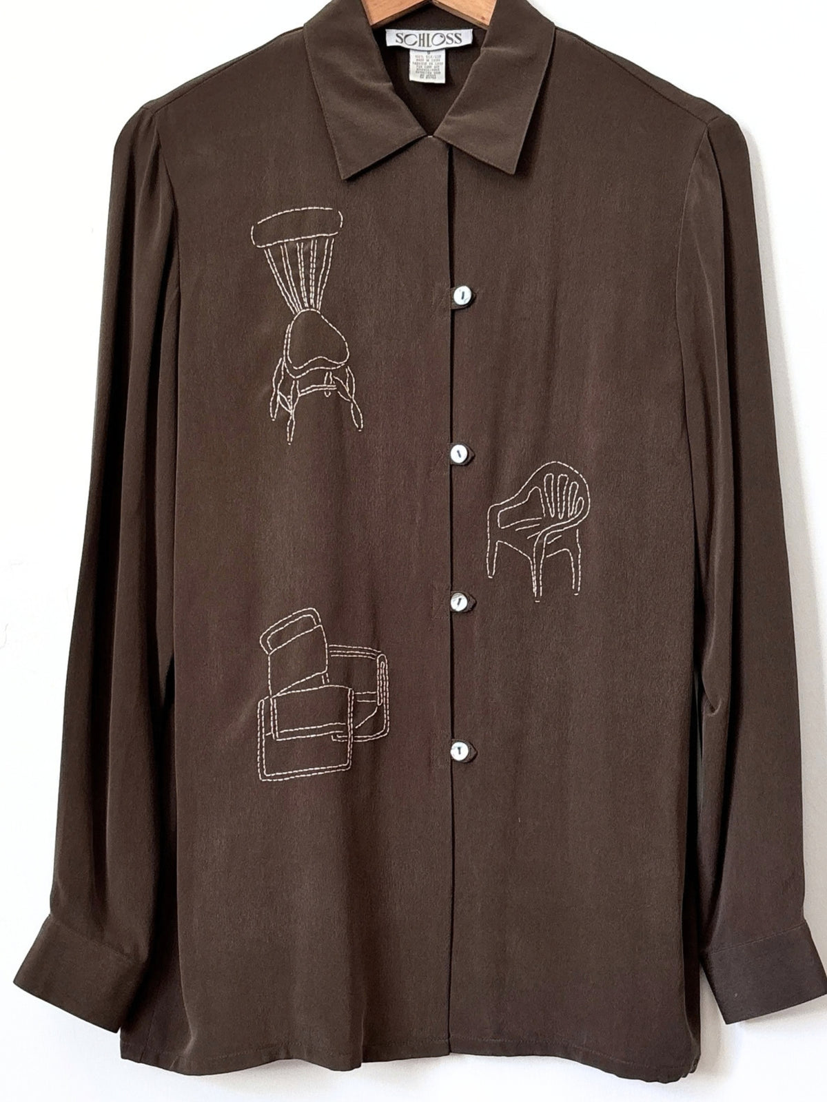 Chairman Silk Button Down